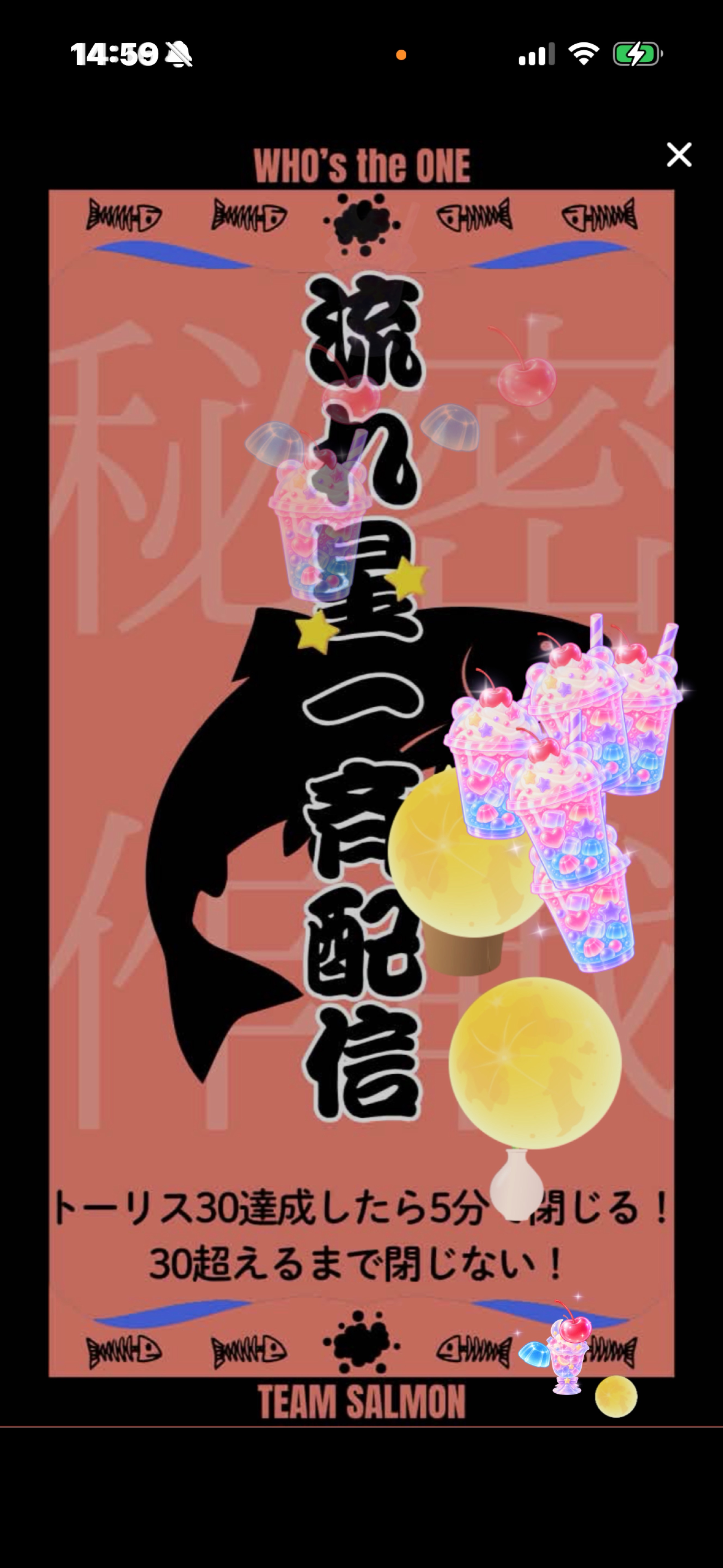 サーモン流れ星🐟