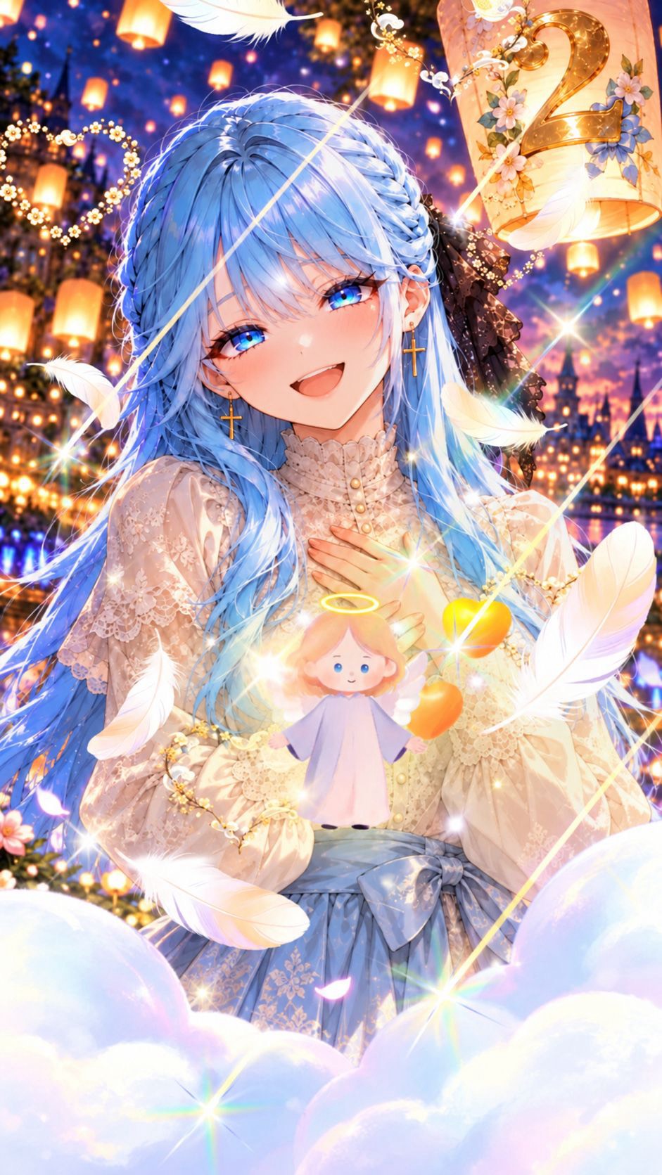 🫐◎配信初めて2周年♡ありがとうꕀ⋆