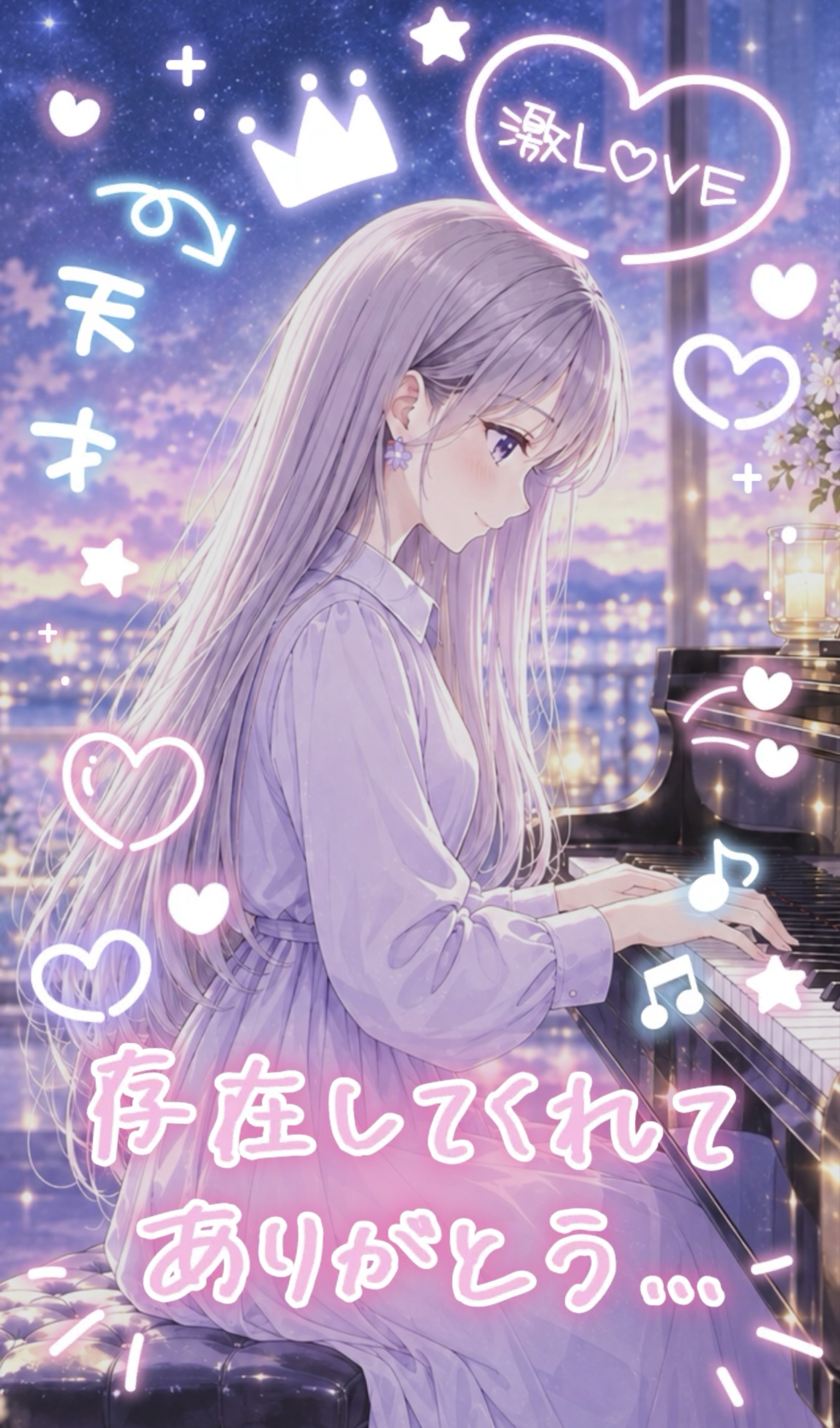 初潜〇ピアノ練習