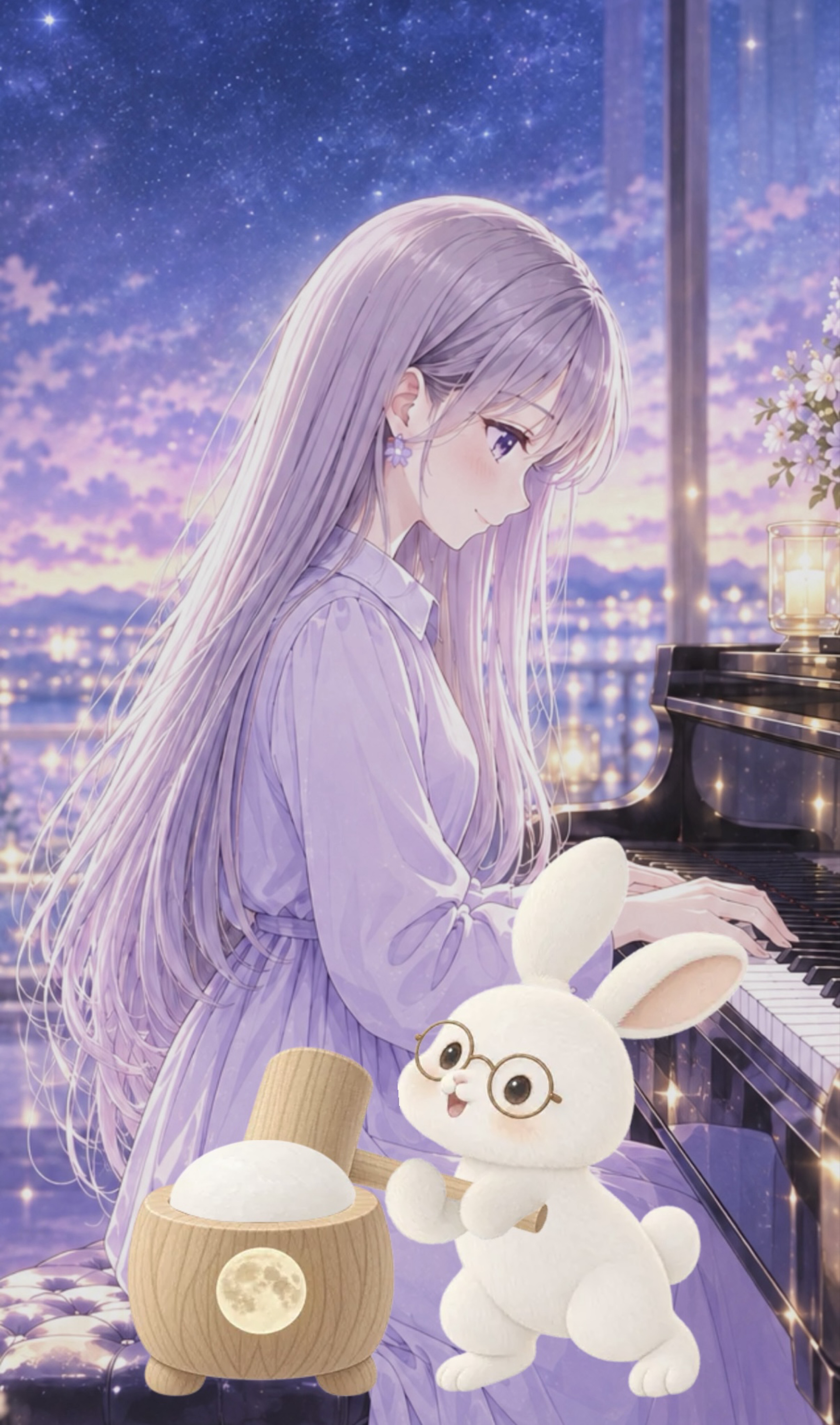 初潜〇ピアノ練習