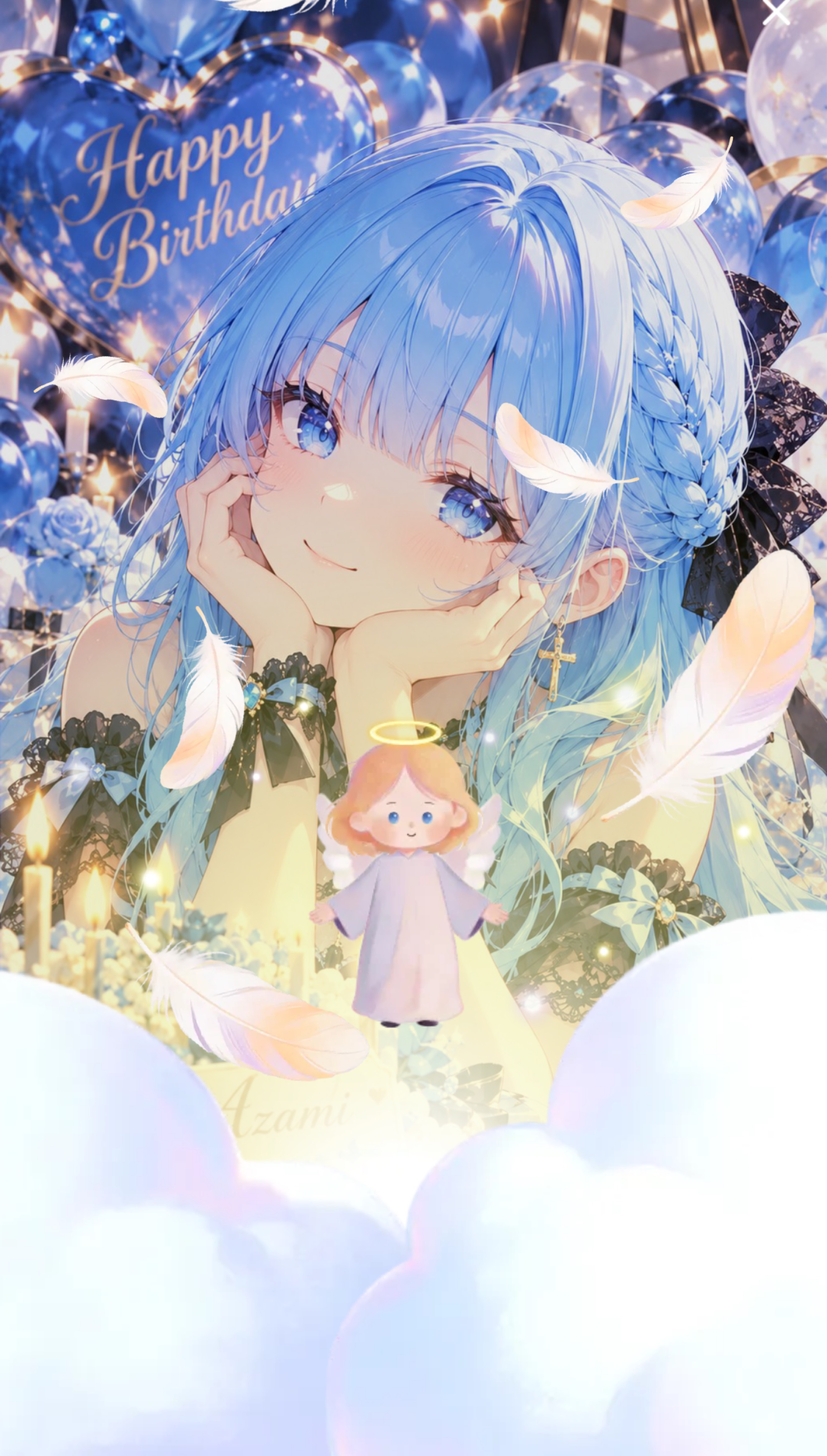 🫐◎おはよぉ&おめでといいにきてꕀ⋆