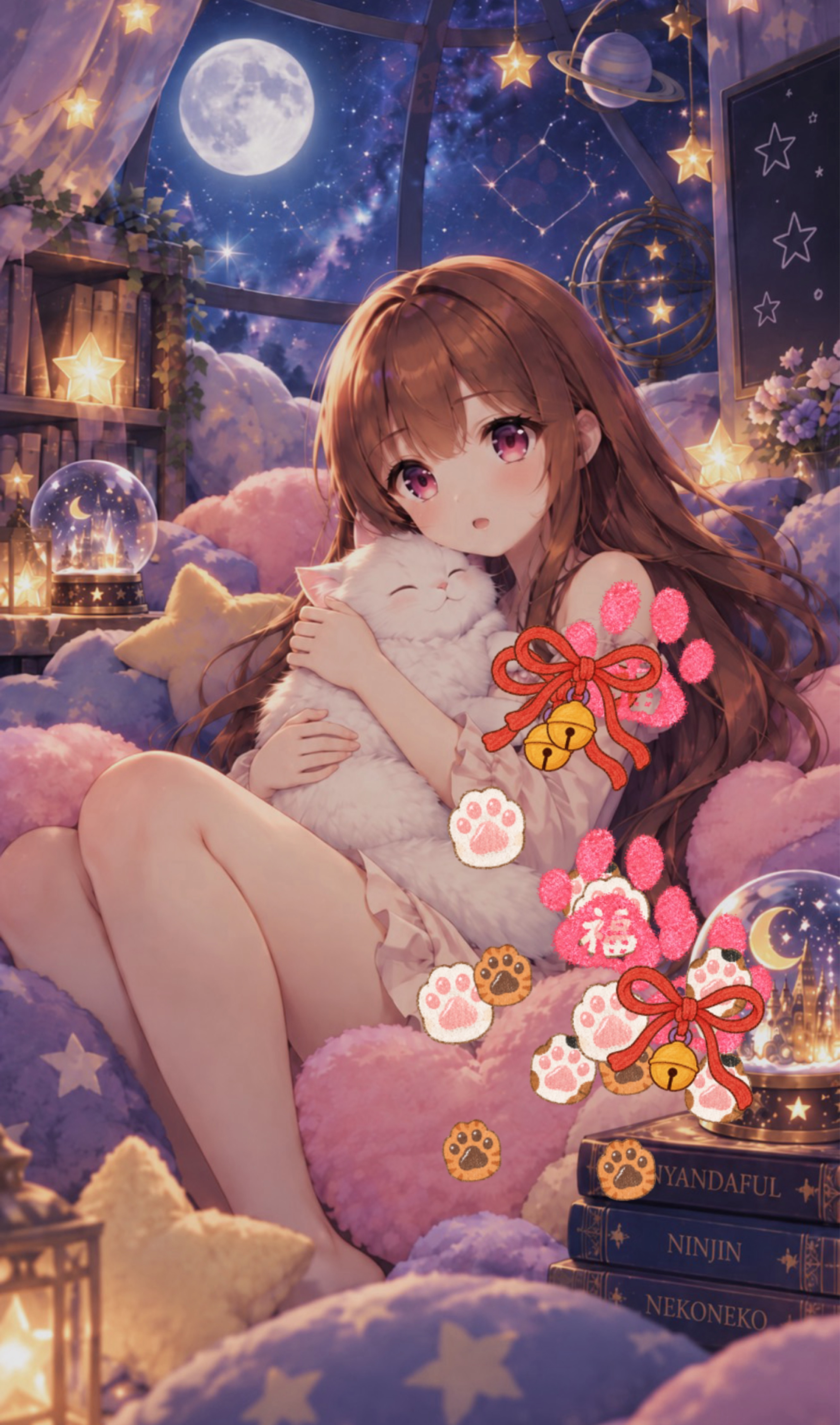 夜のはじまりにゃんだふるぅ*´꒳`ฅ 🐾
