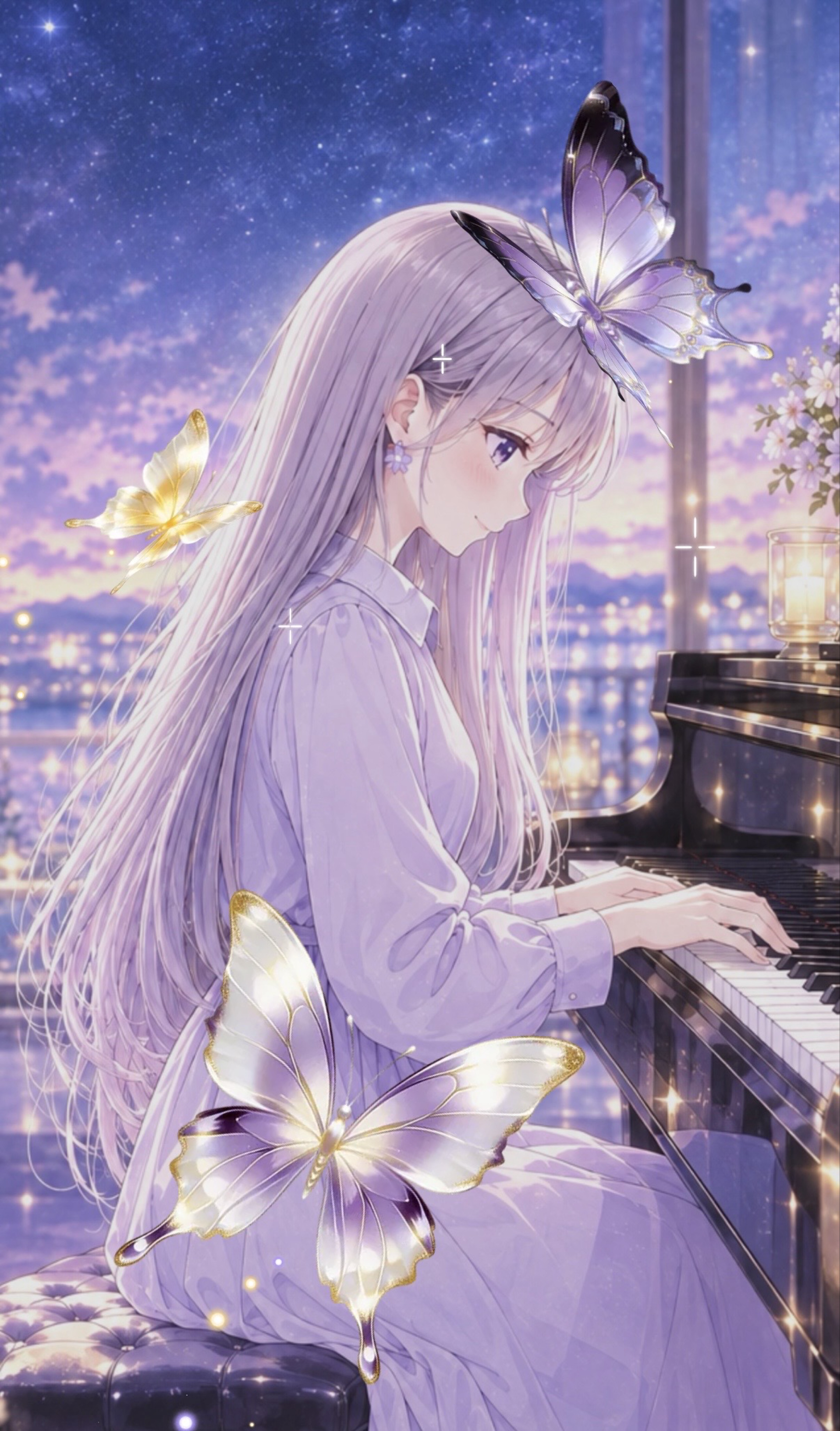初潜〇ピアノ練習