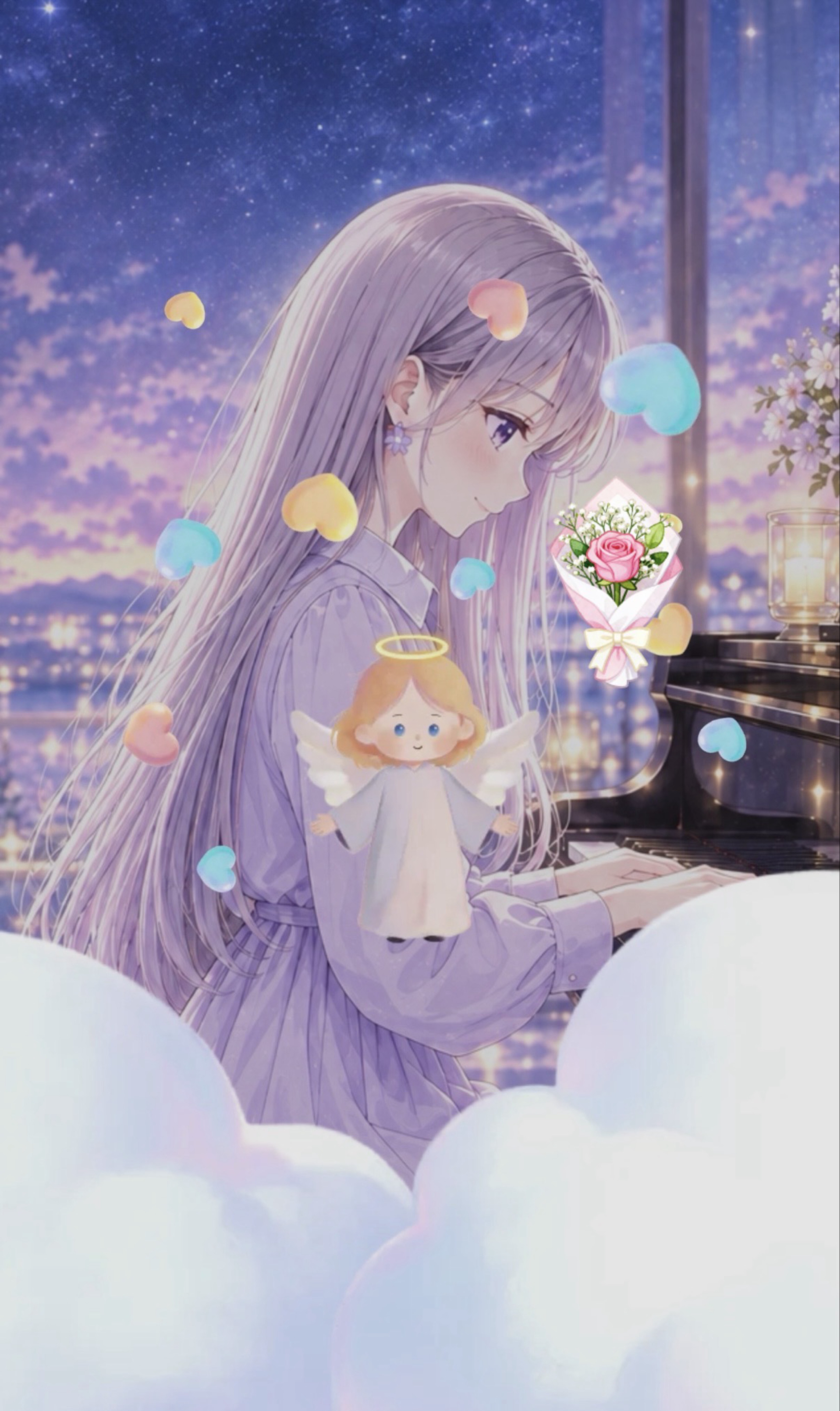 初潜〇ピアノ練習