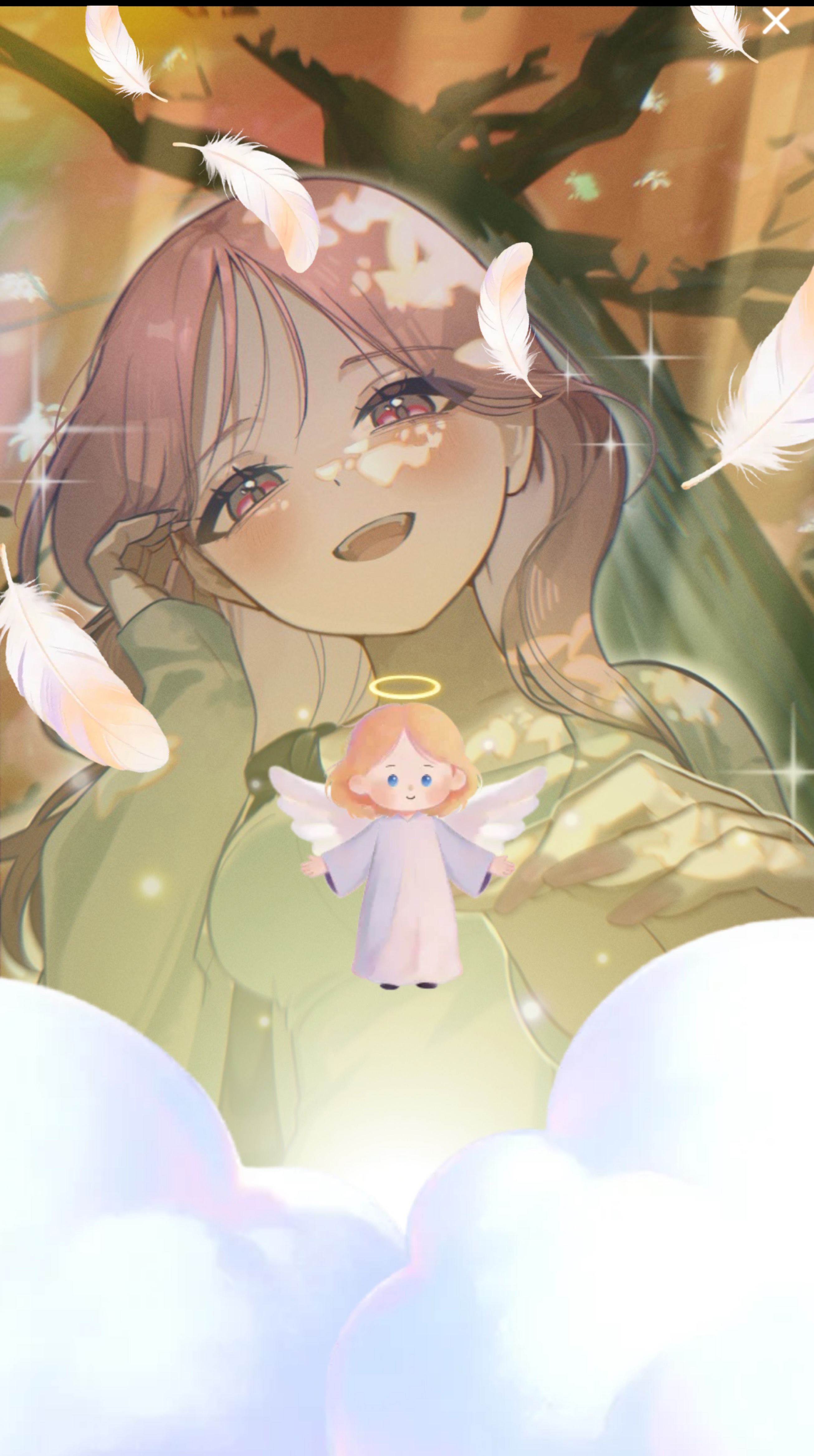 ~13:00/白衣の天使です🪽