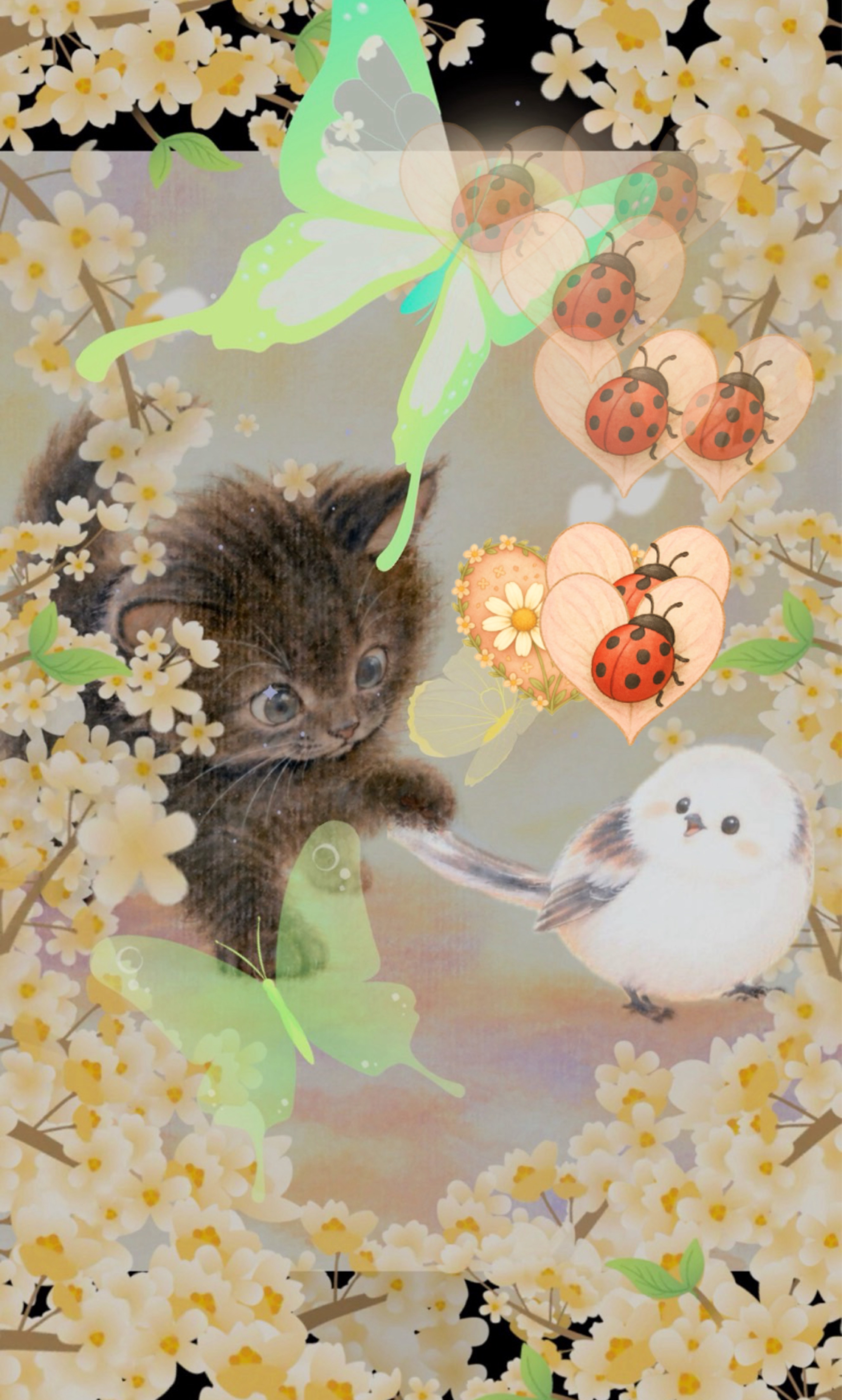 夜のはじまりにゃんだふるぅ*´꒳`ฅ 🐾
