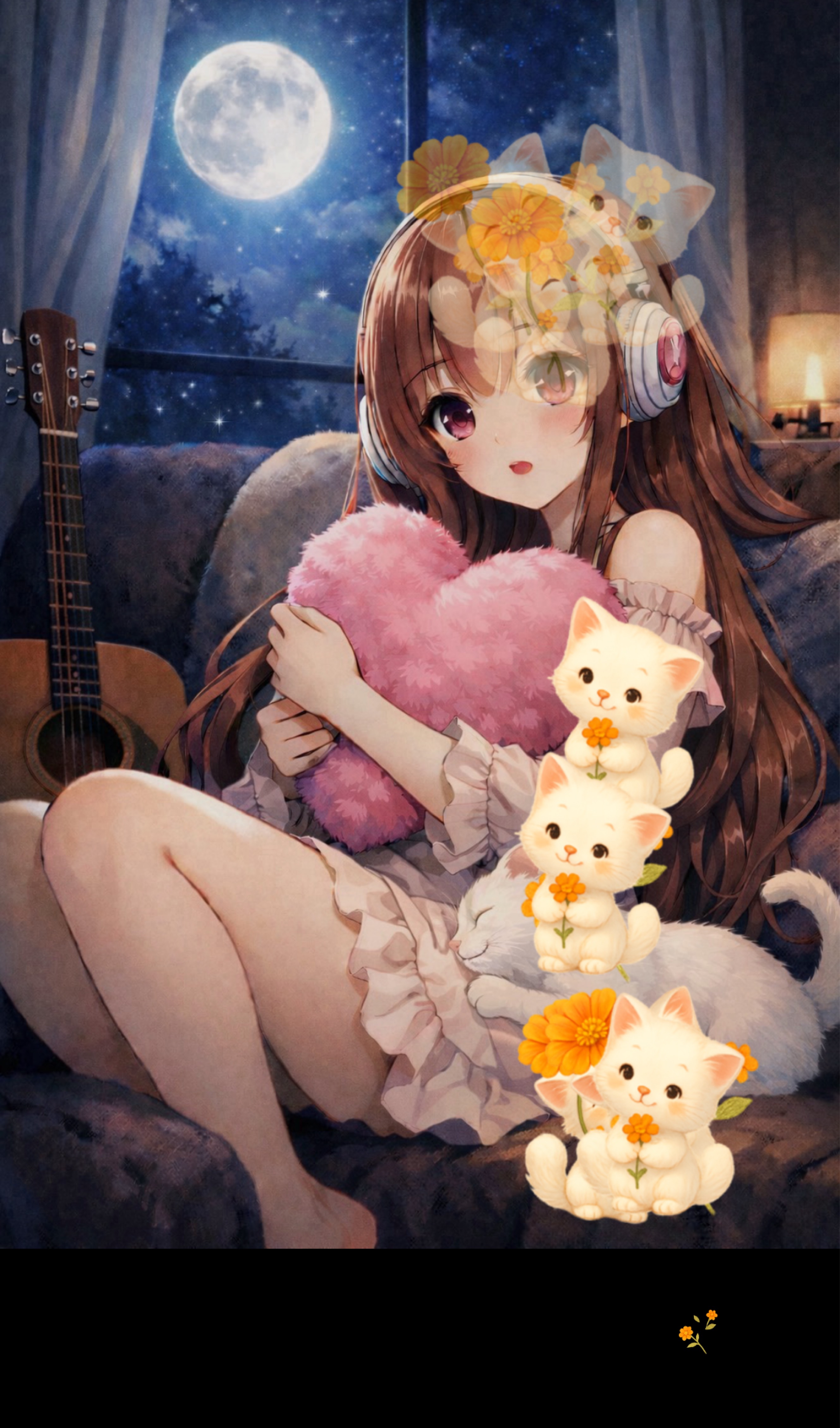 夜のはじまりにゃんだふるぅ*´꒳`ฅ 🐾
