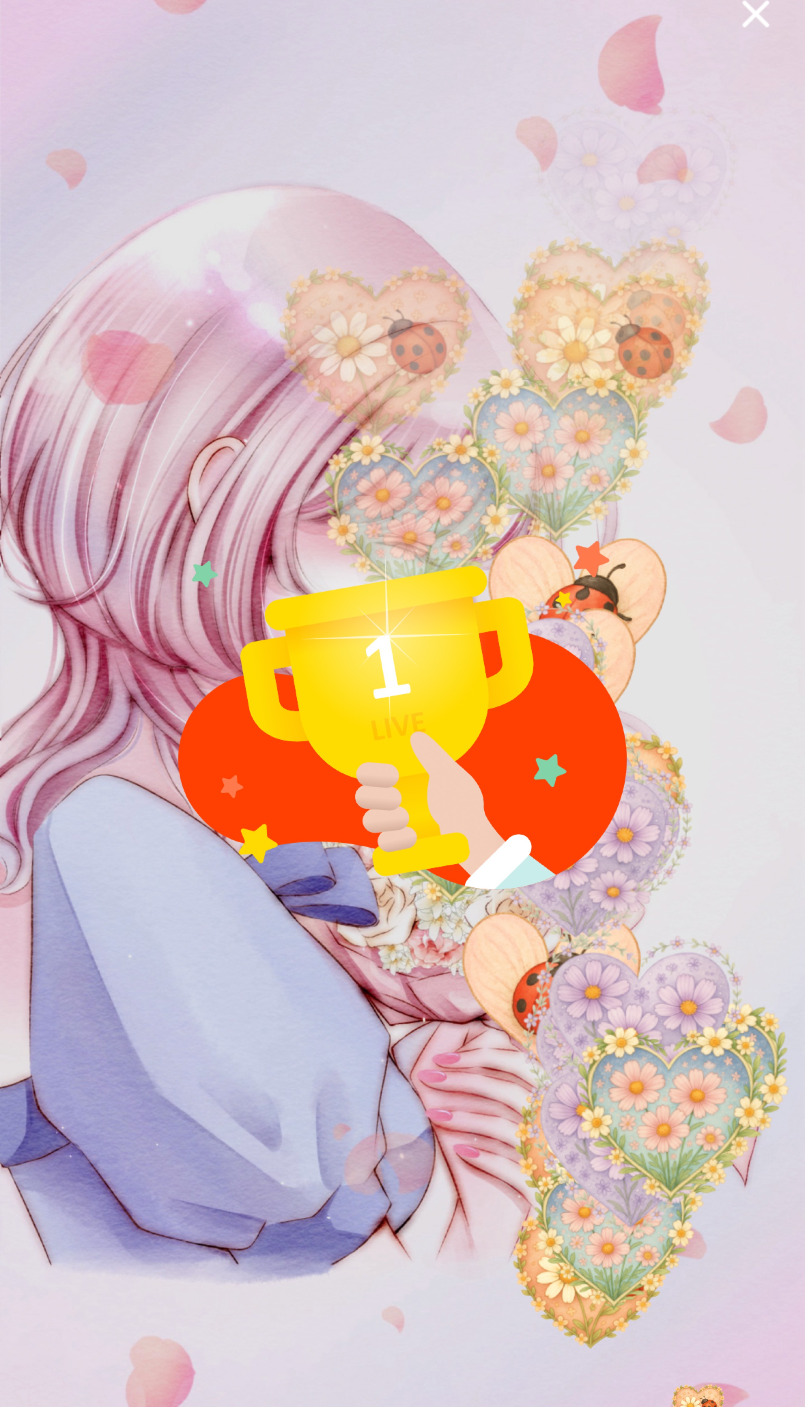 400fanまでどこまでいけるかな💐🤍