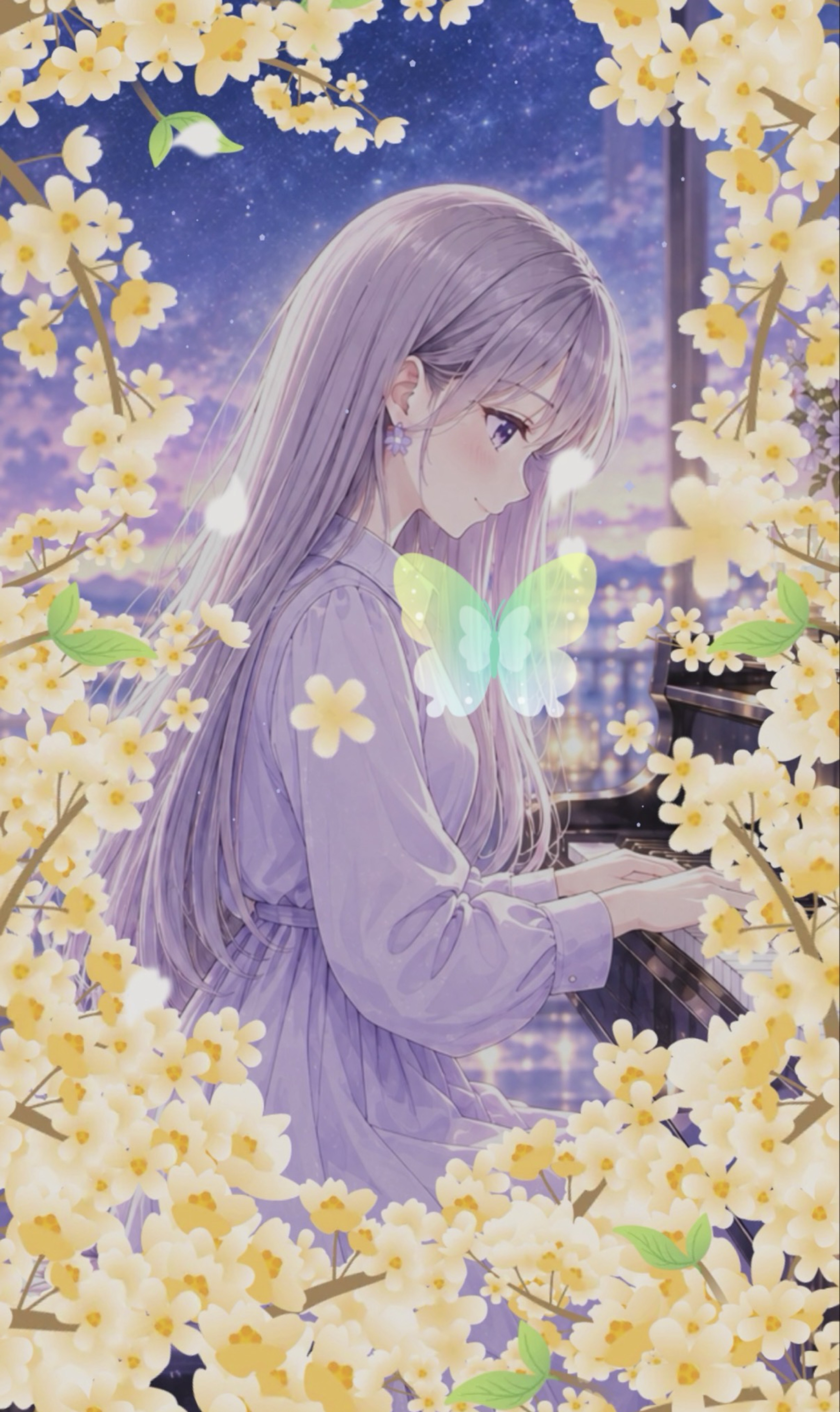 初潜〇ピアノ練習
