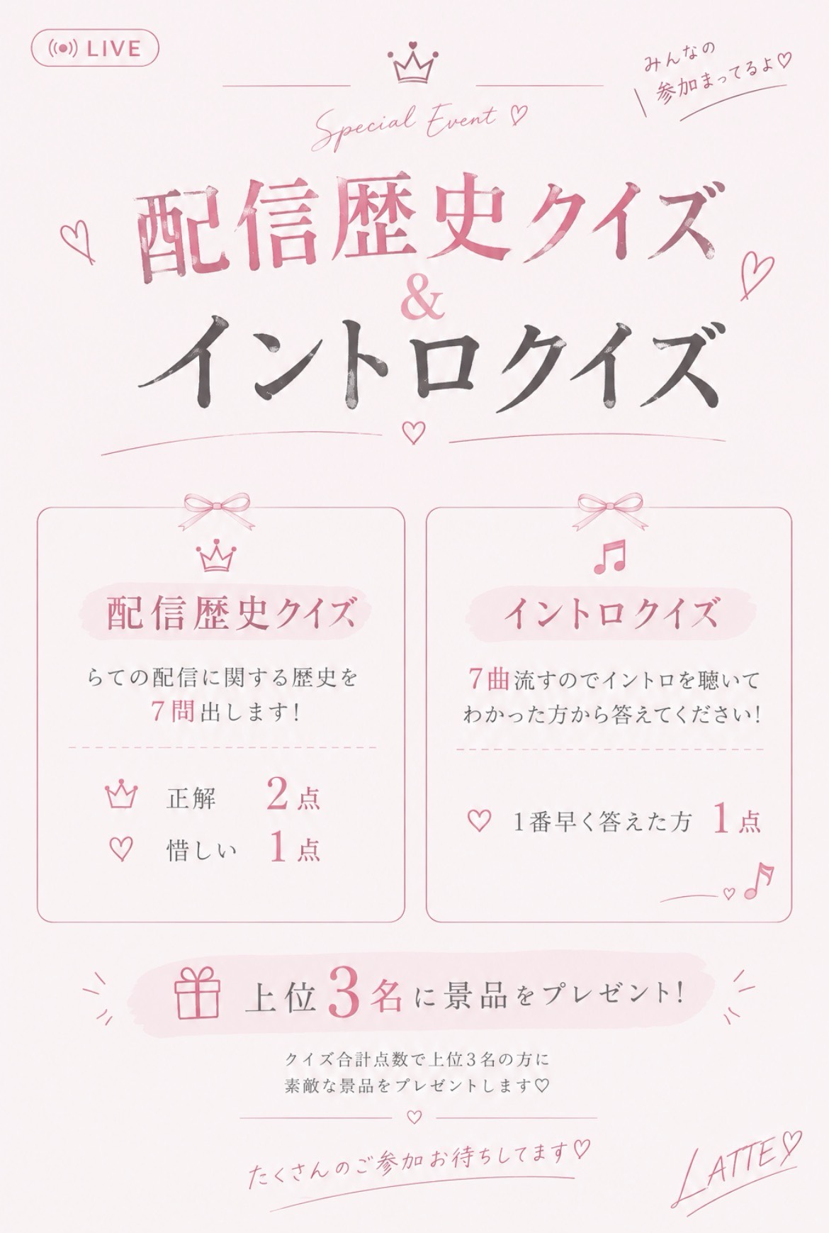 1周年！