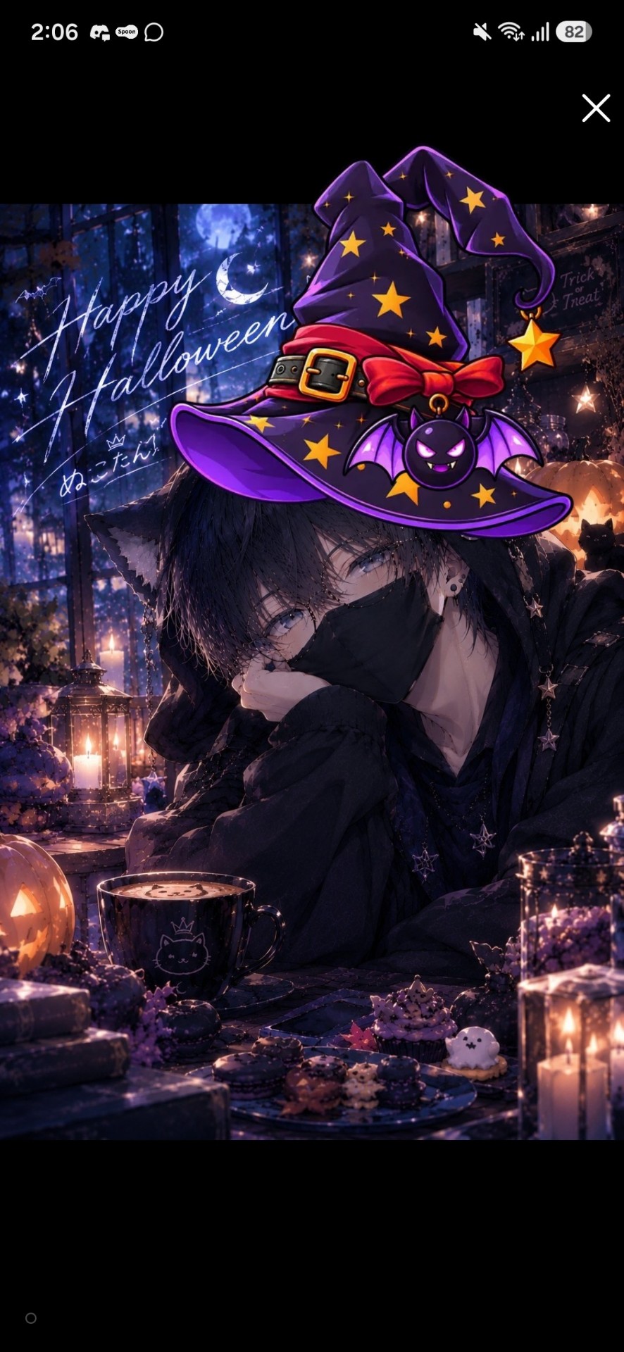 ﾈｸﾁｮ挑戦┊︎紅葉舞う夜に‪〜🍁