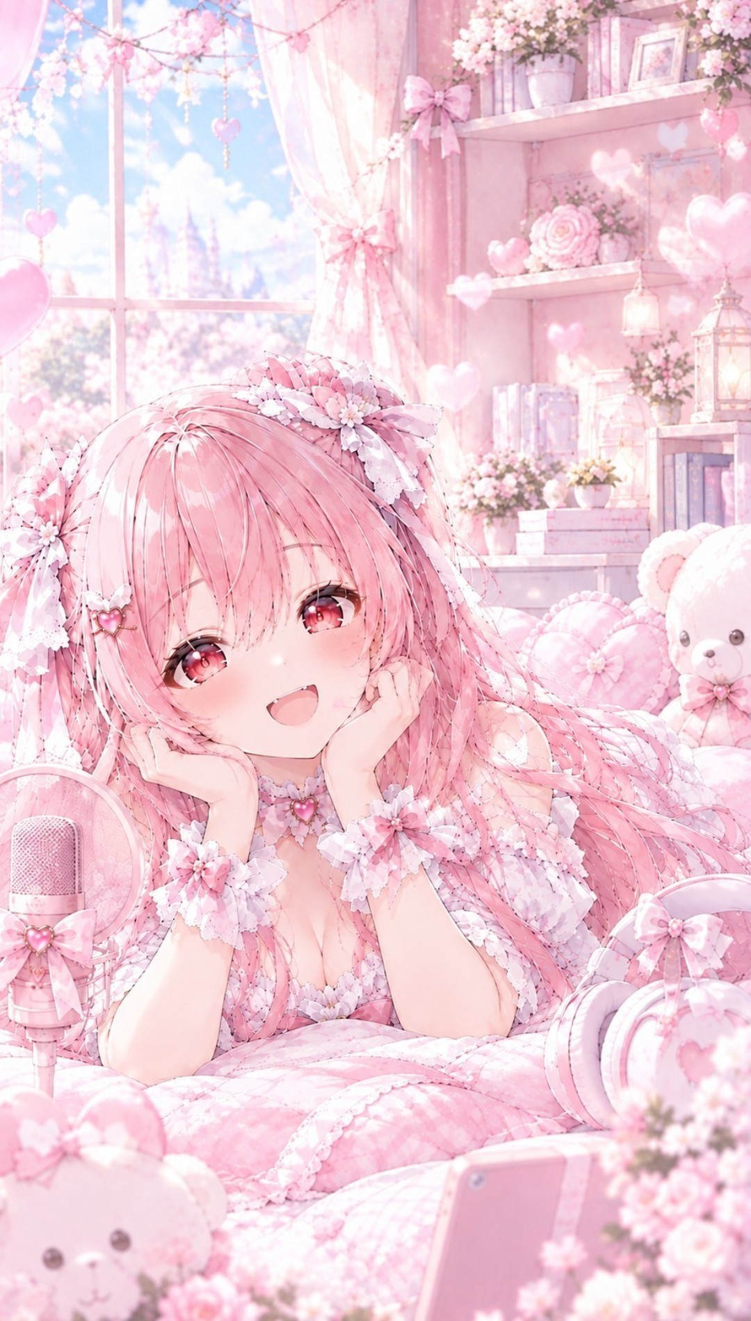 寝れない夜はおしゃべりしたい❣️