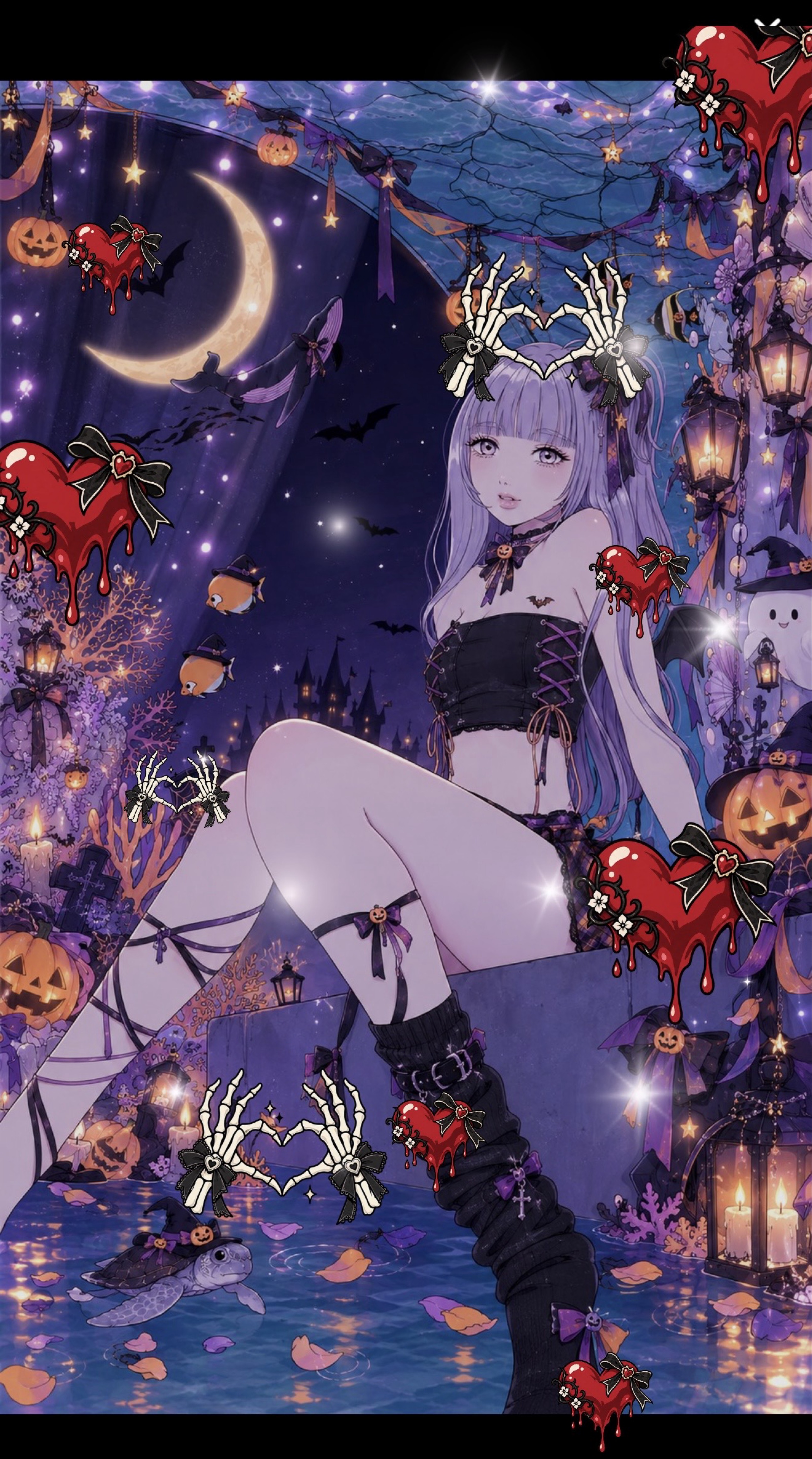 夜 更 か し