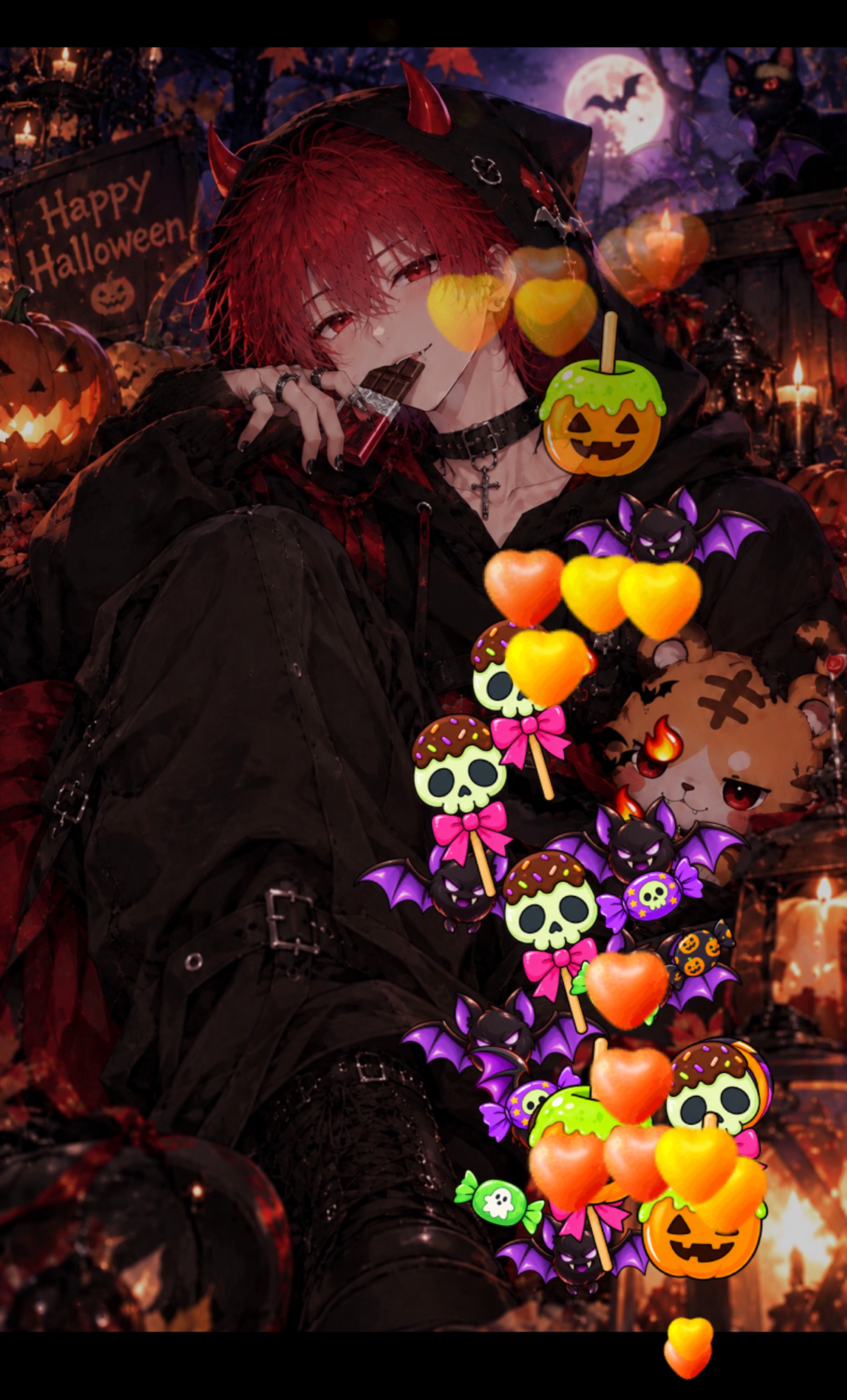 (｡ρω-｡)