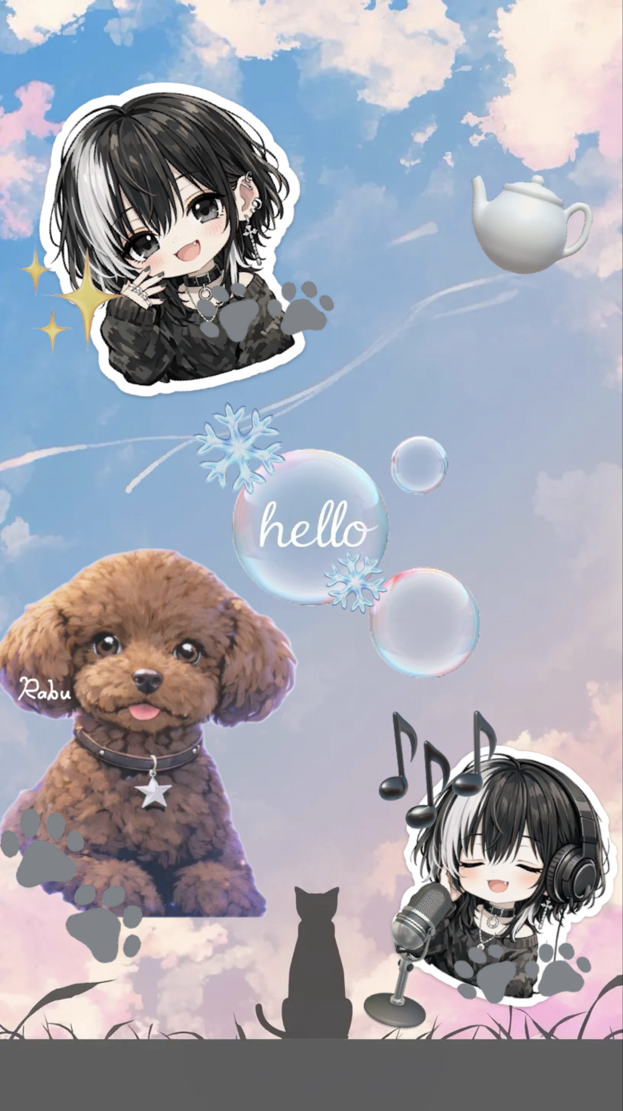 ੯‧̀͡u\🐾たそがれ