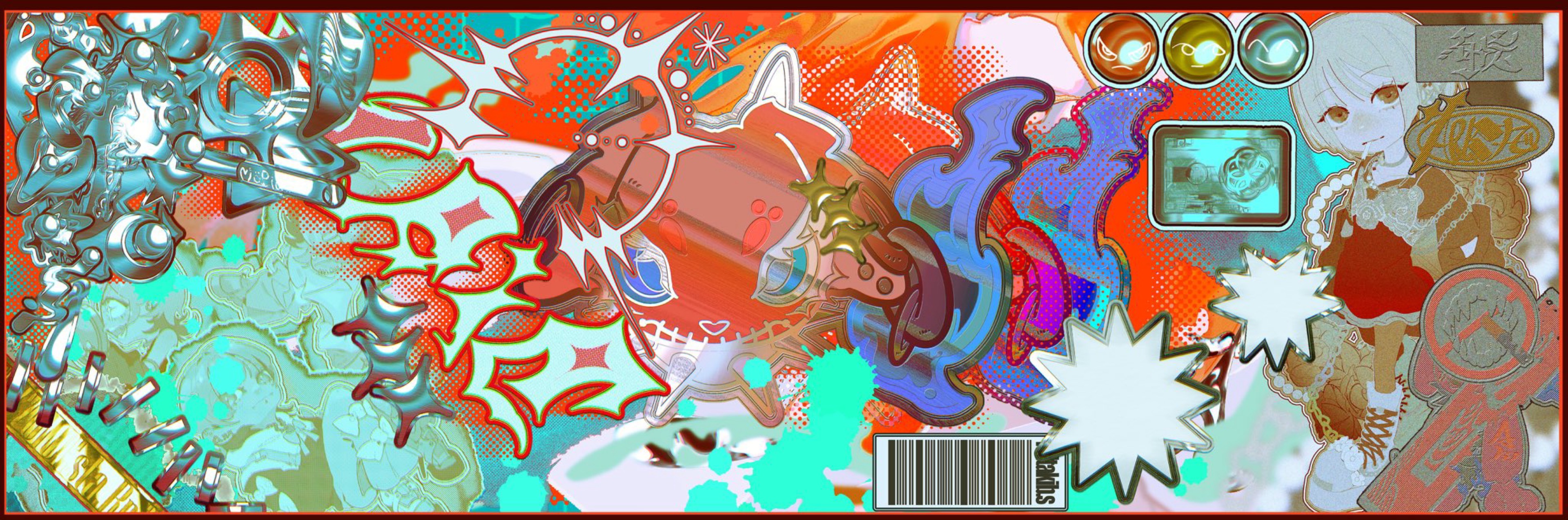 ྀི(゜o°)  ྀི🦴 ྀི ﾖｯྀི