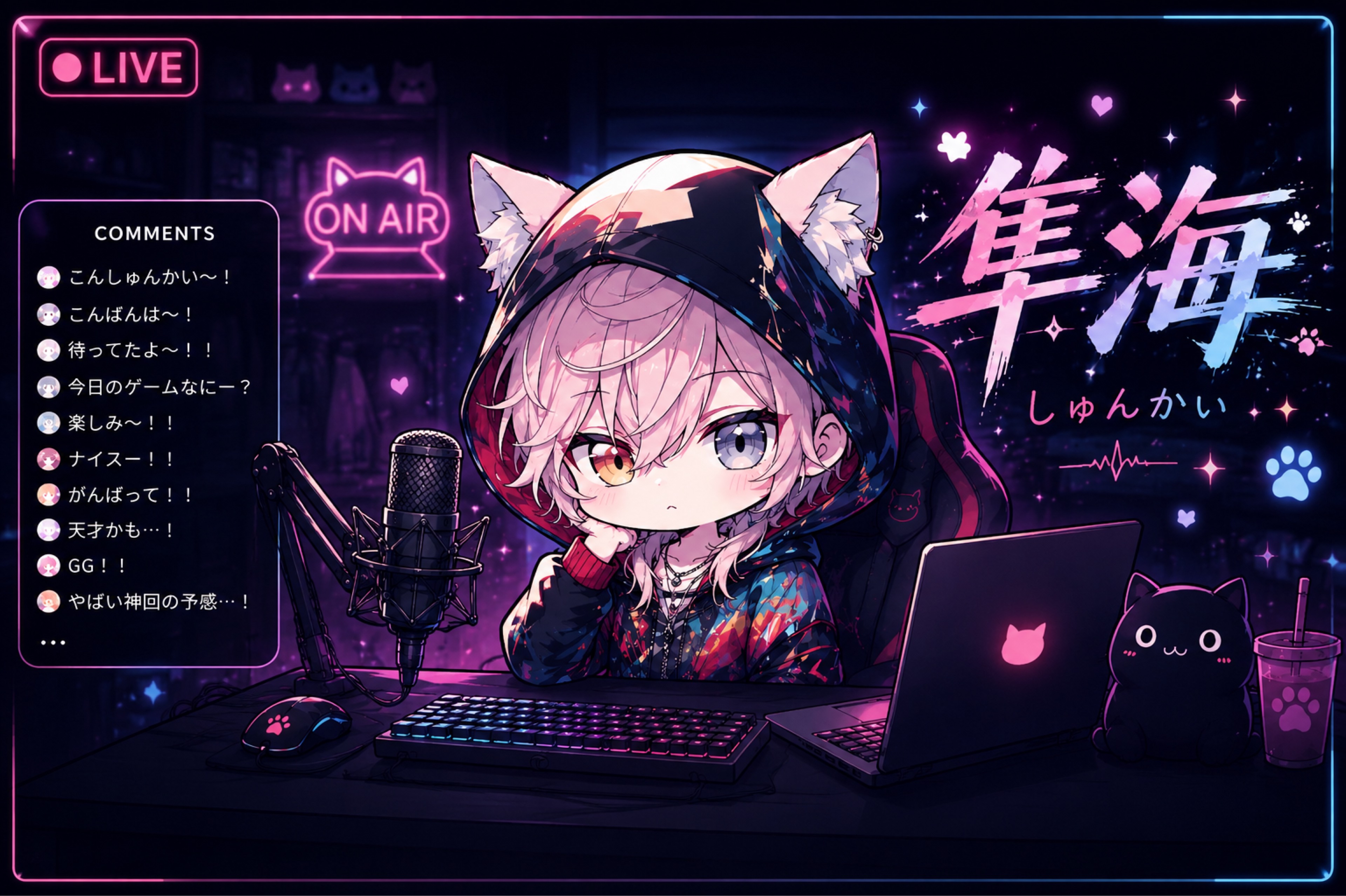 🐈‍⬛🐾隼海ｰｼｭﾝｶｲｰ︎︎︎︎ ✌︎