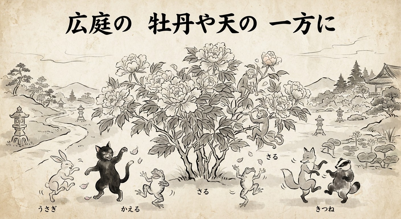 ぼたん。