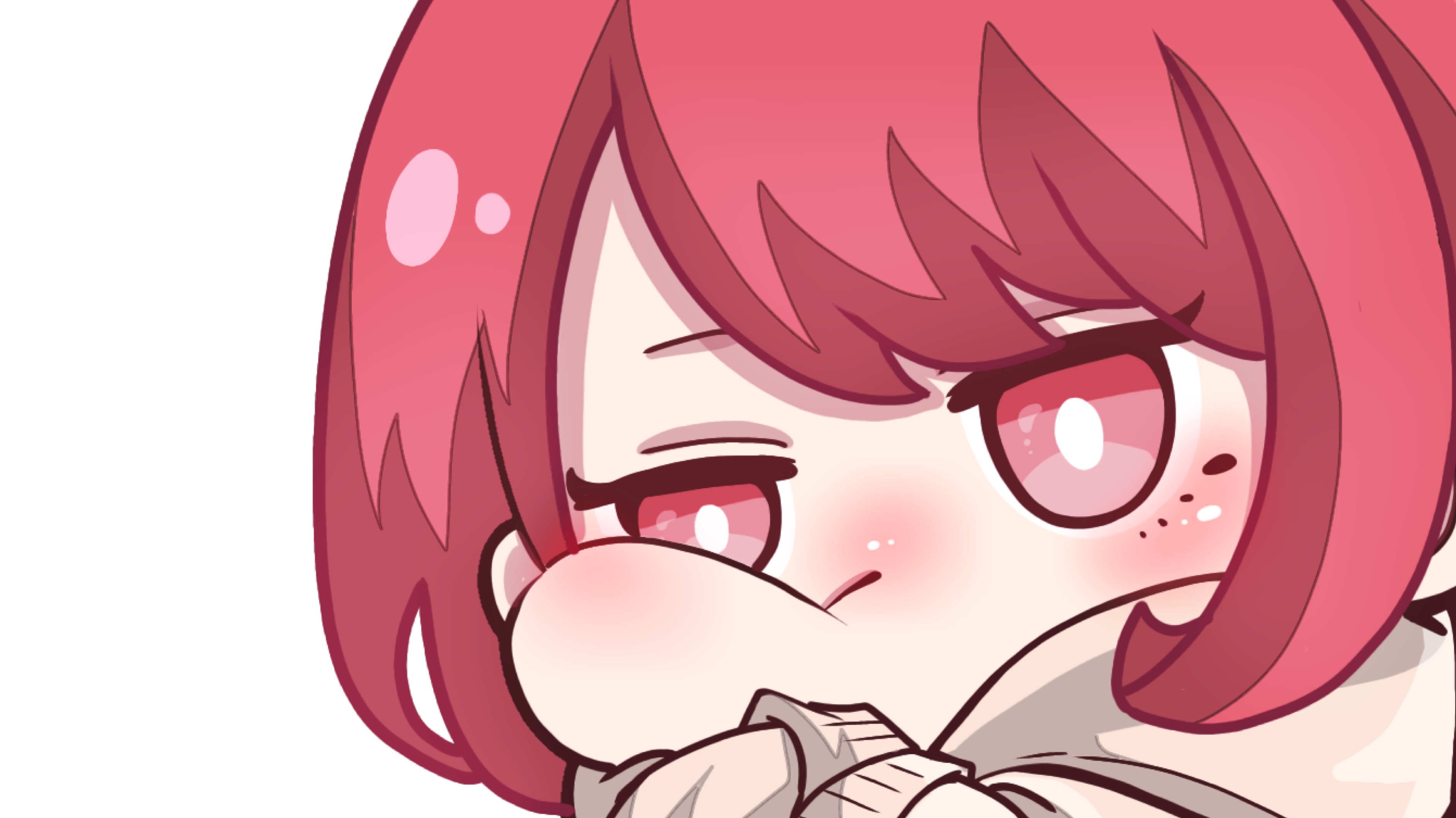 :) あお