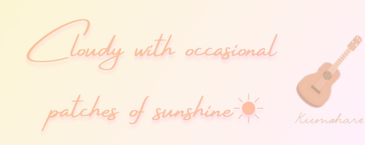 ☀️.°クモハレ