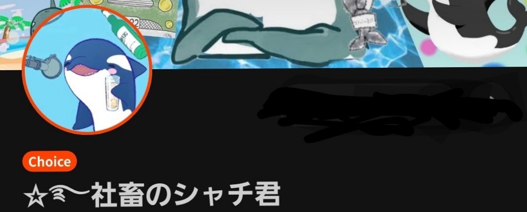 ✩࿐社畜のシャチくん