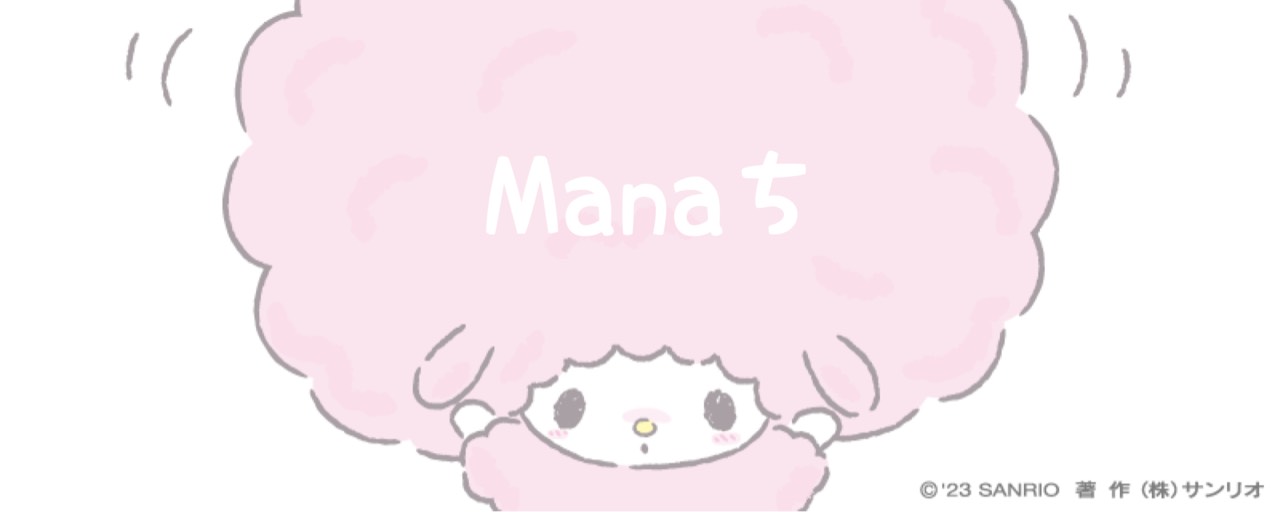 Manaち︎︎︎·͜·ᕷ
