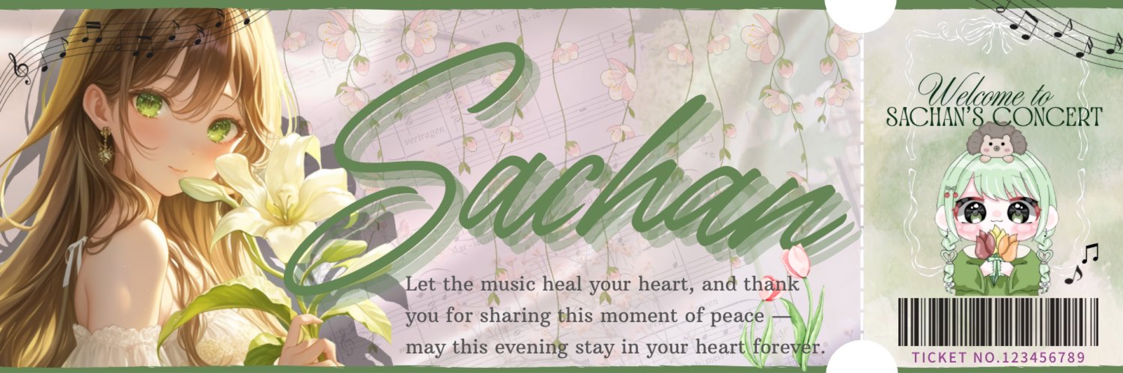 💚ྀི⋆*ೄ さちゃん