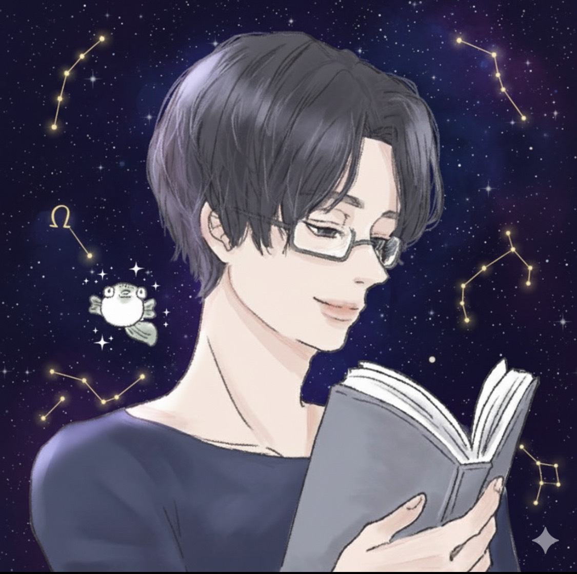 ⭐️星守るフグ。