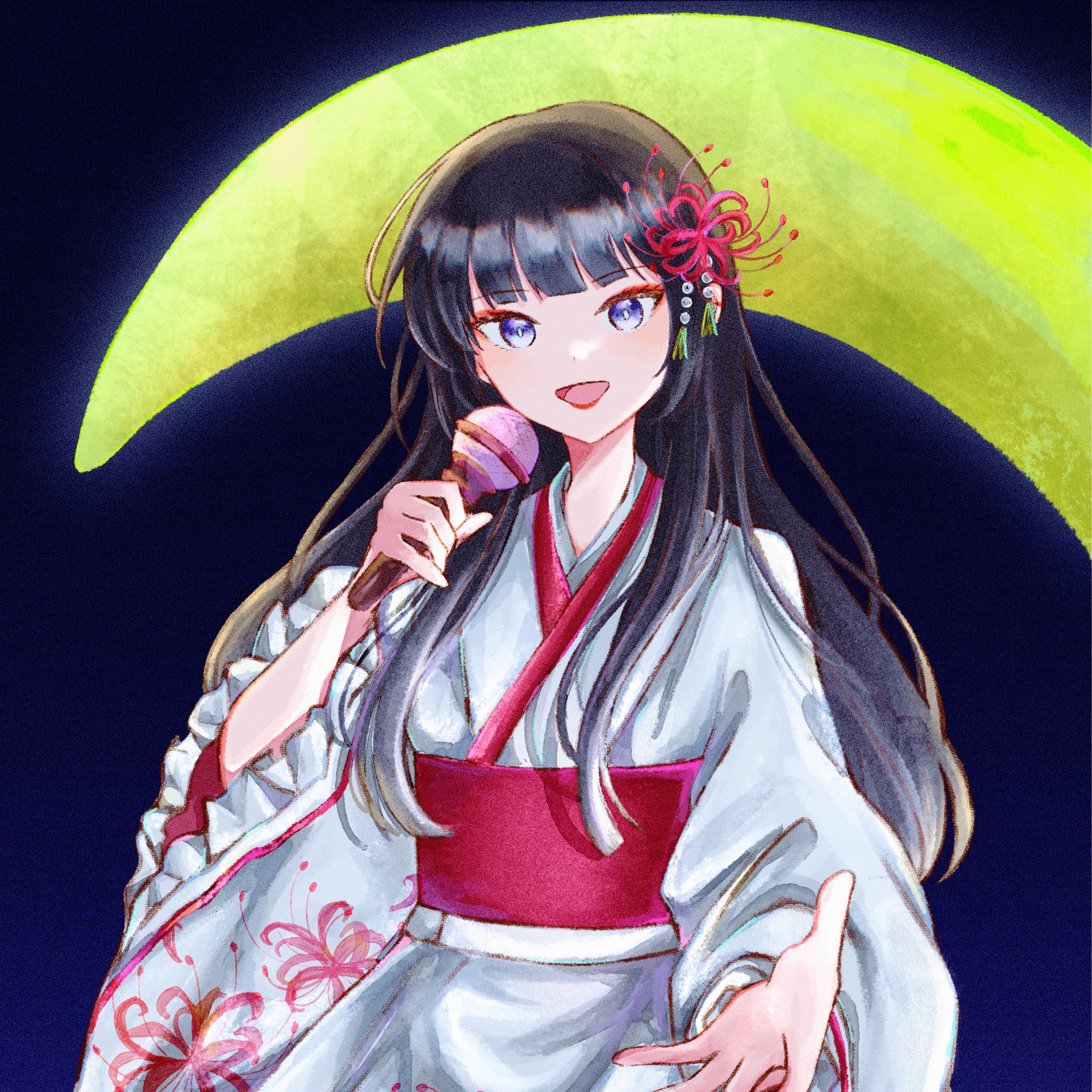 🌑❤️月影朱華【日本人形】