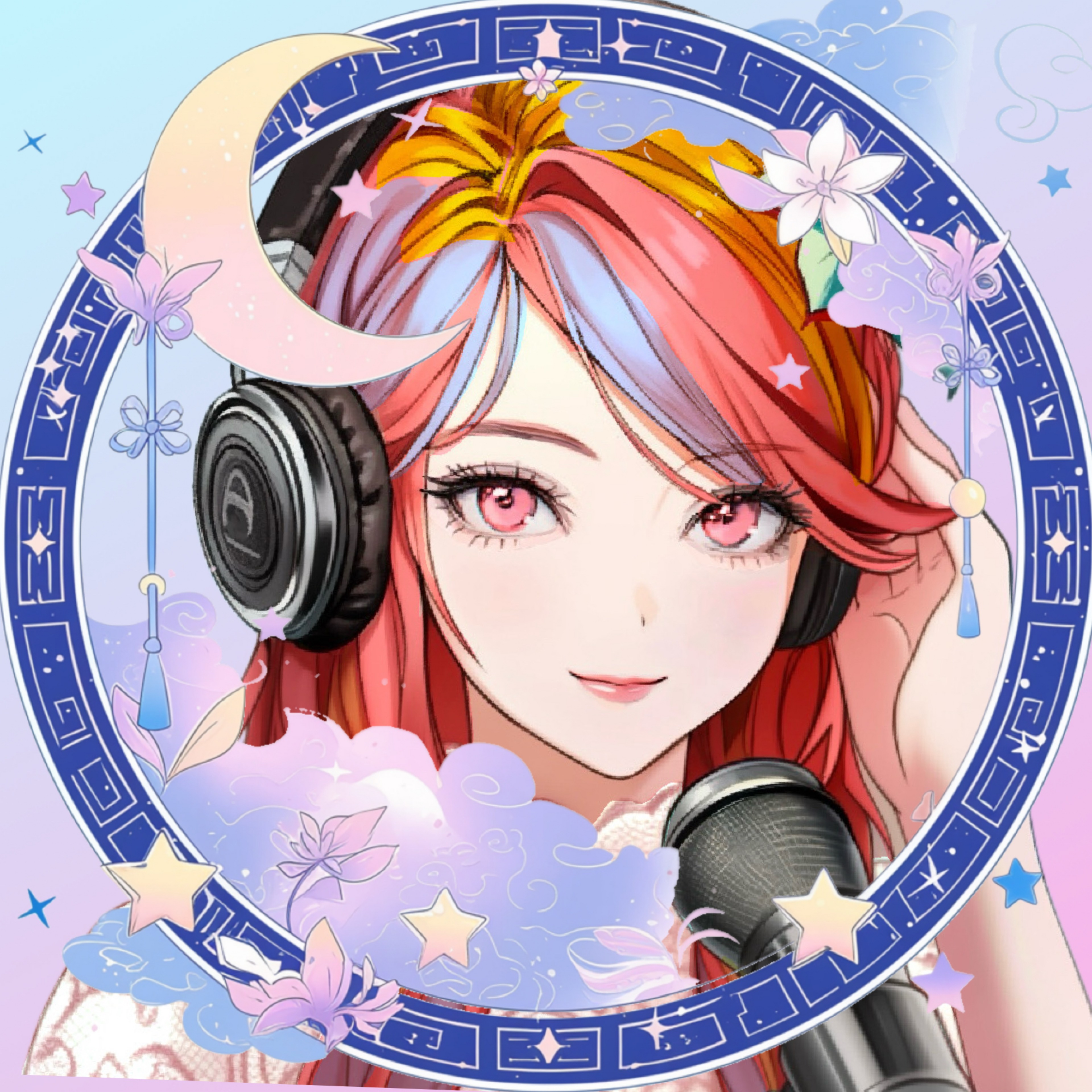 ☾*ﾟ花霞 月夜  💛