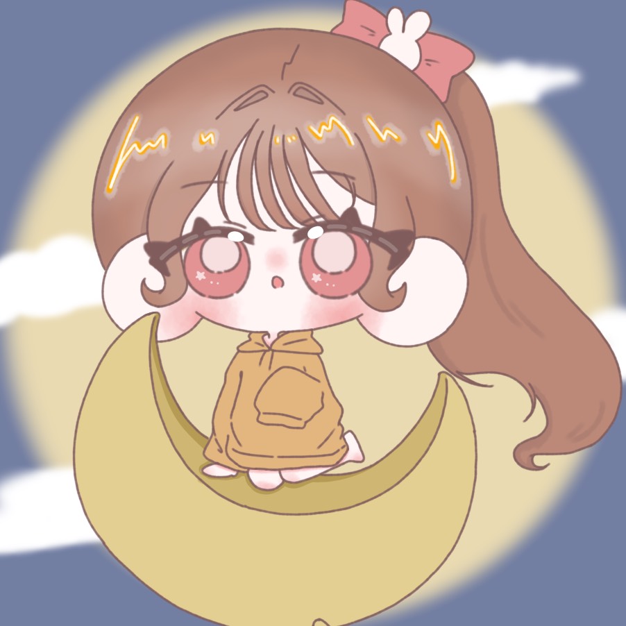 ☽.*·̩͙つき(っ🕶)ﾎﾟｩこすん