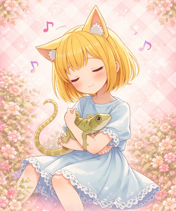 とかげねこ⍥⋆͛