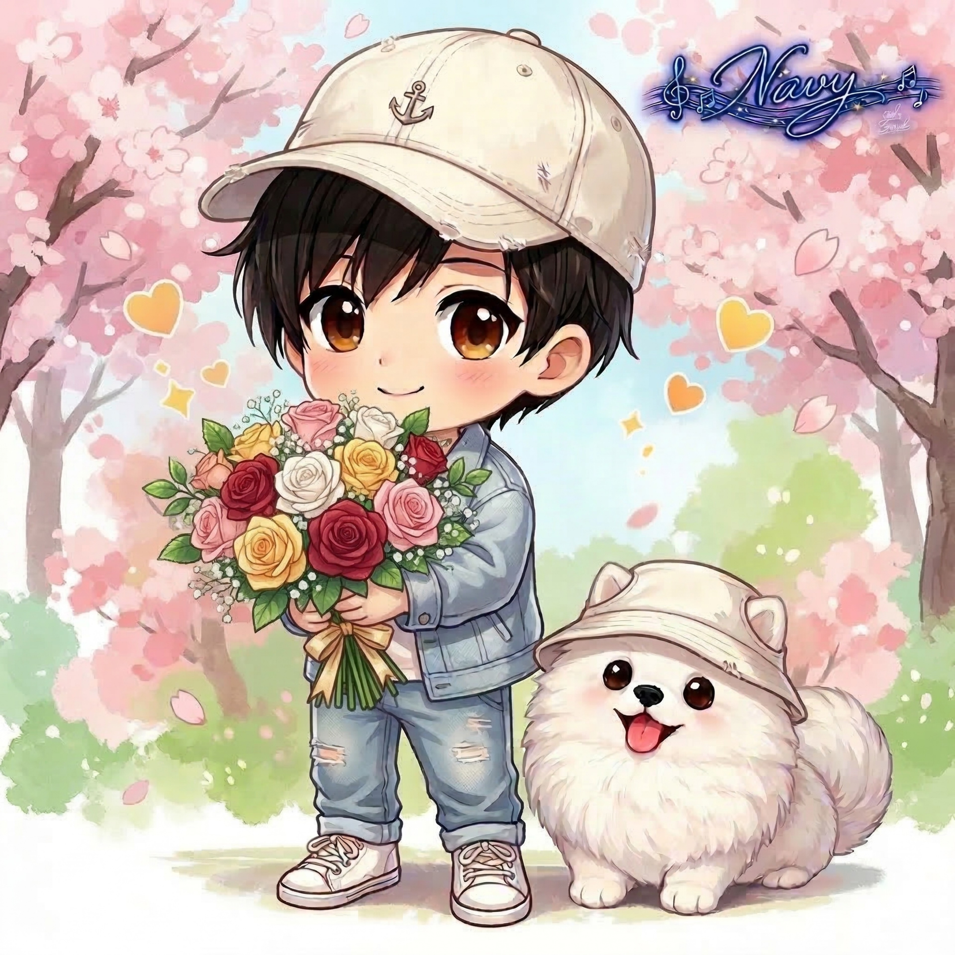 ネイビー ʚ❥̆̈ ꉂ𝕭̆̈❦︎