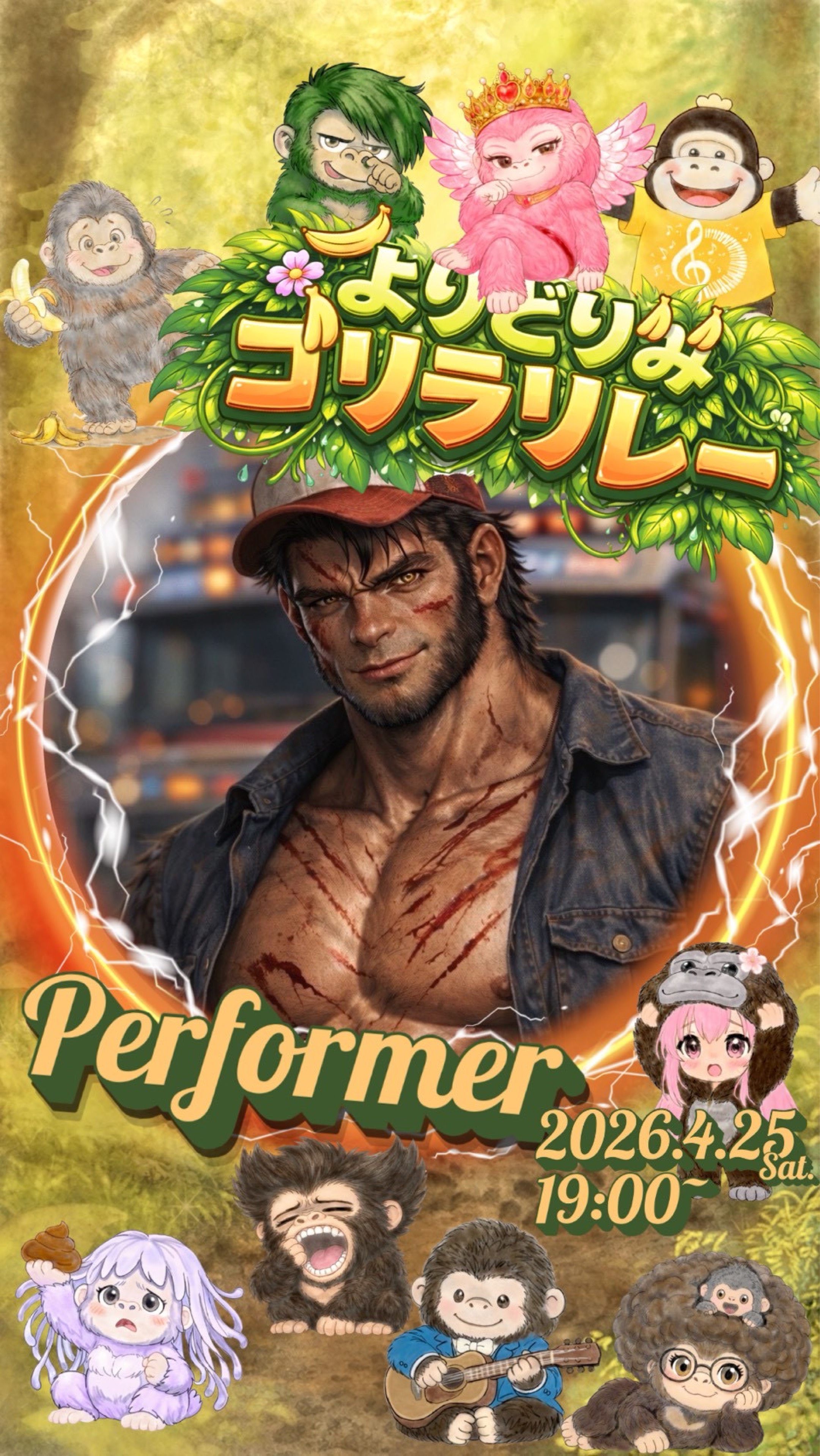 コング@25日ゴリラリレー