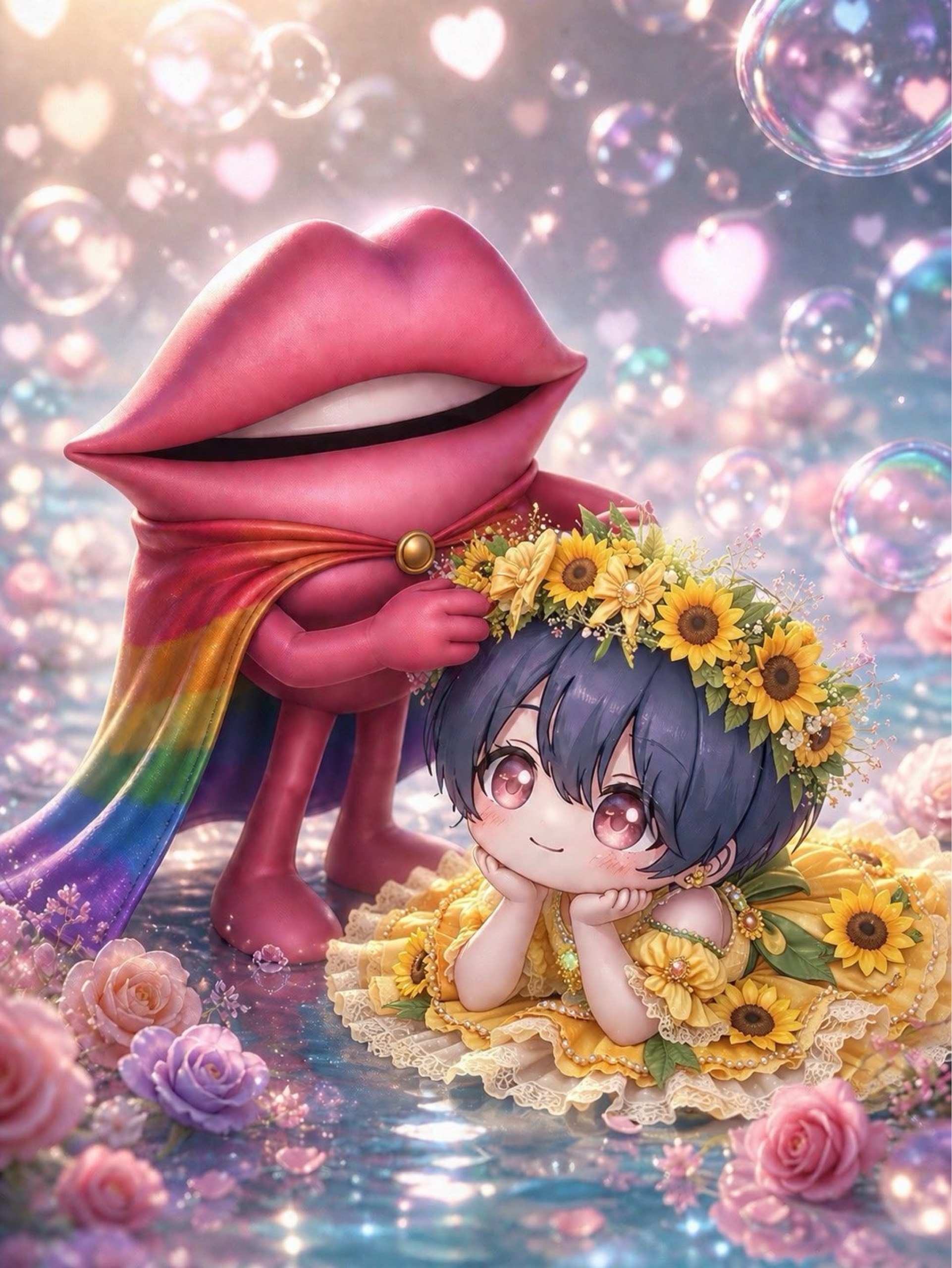 ひま｡ﾟ🌻ྀི🍑ྀི♡ྀི妖怪皿回し回し