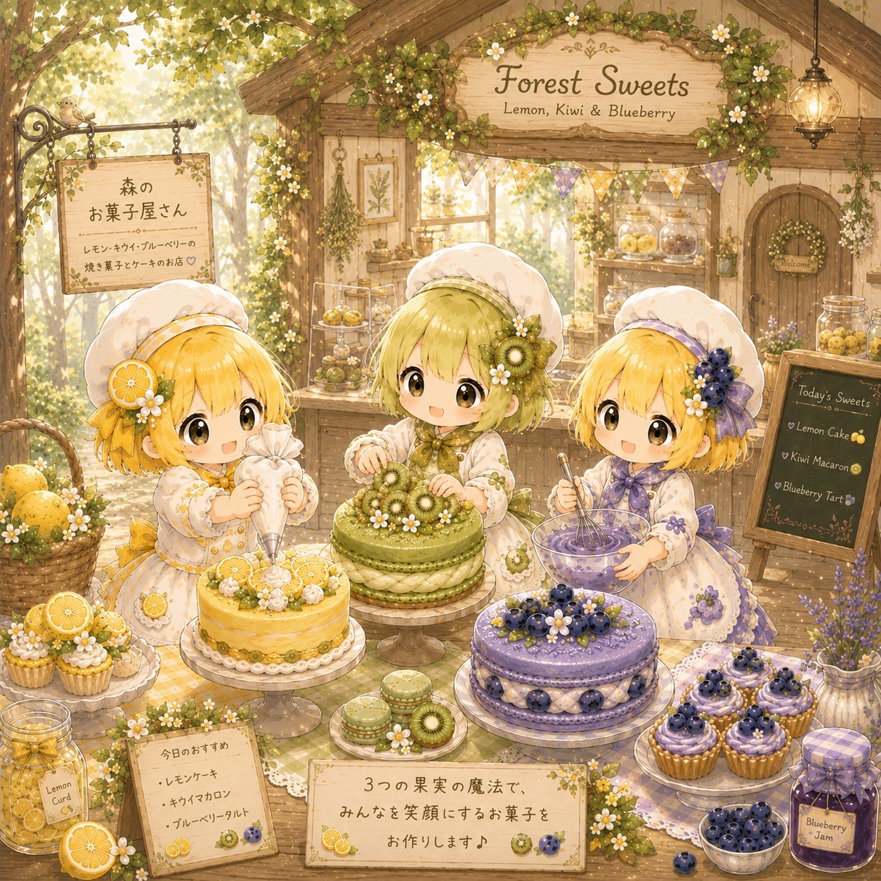 𖥧𖥣森のお菓子屋さんꉂ𝕭̆̈❦︎