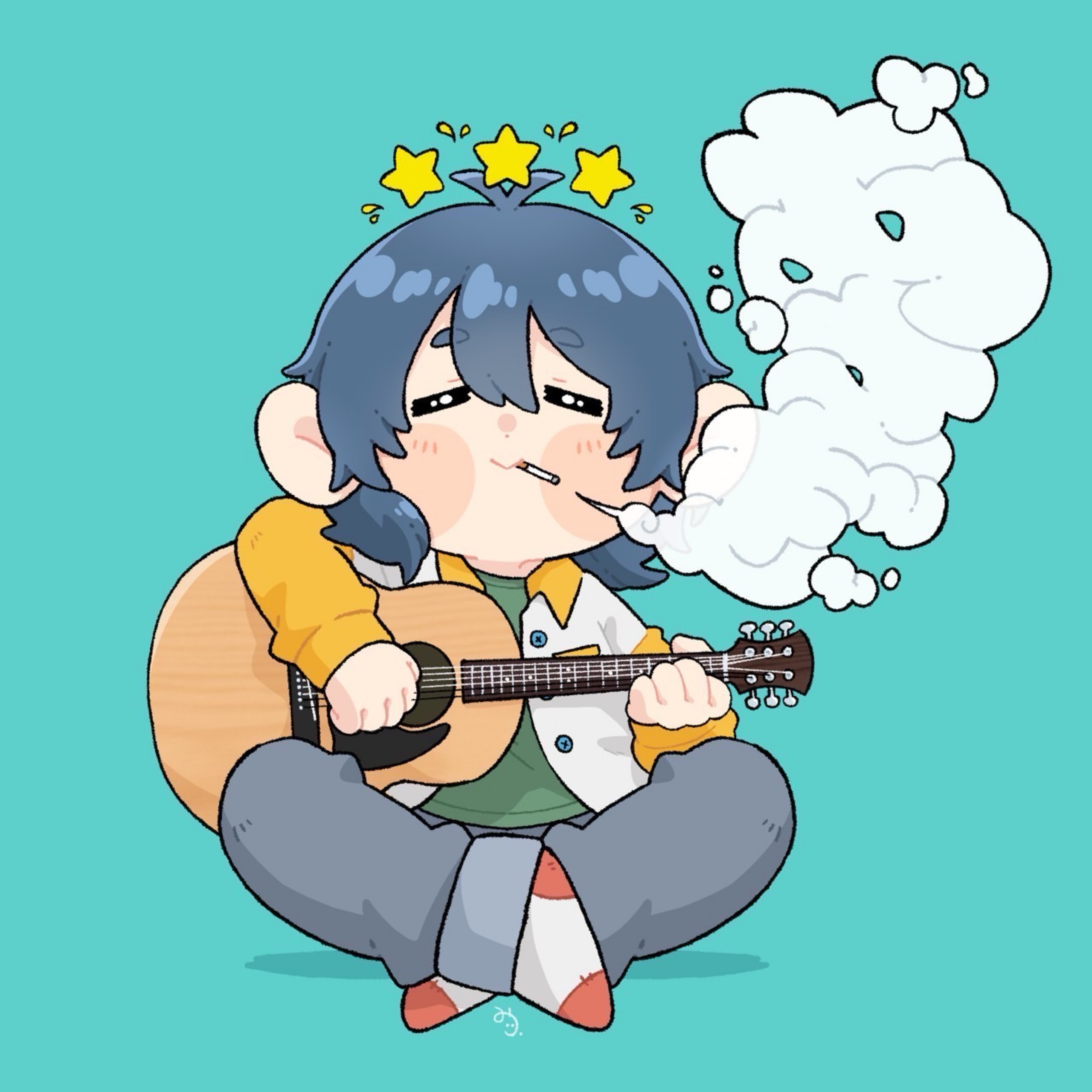 あさぎ。