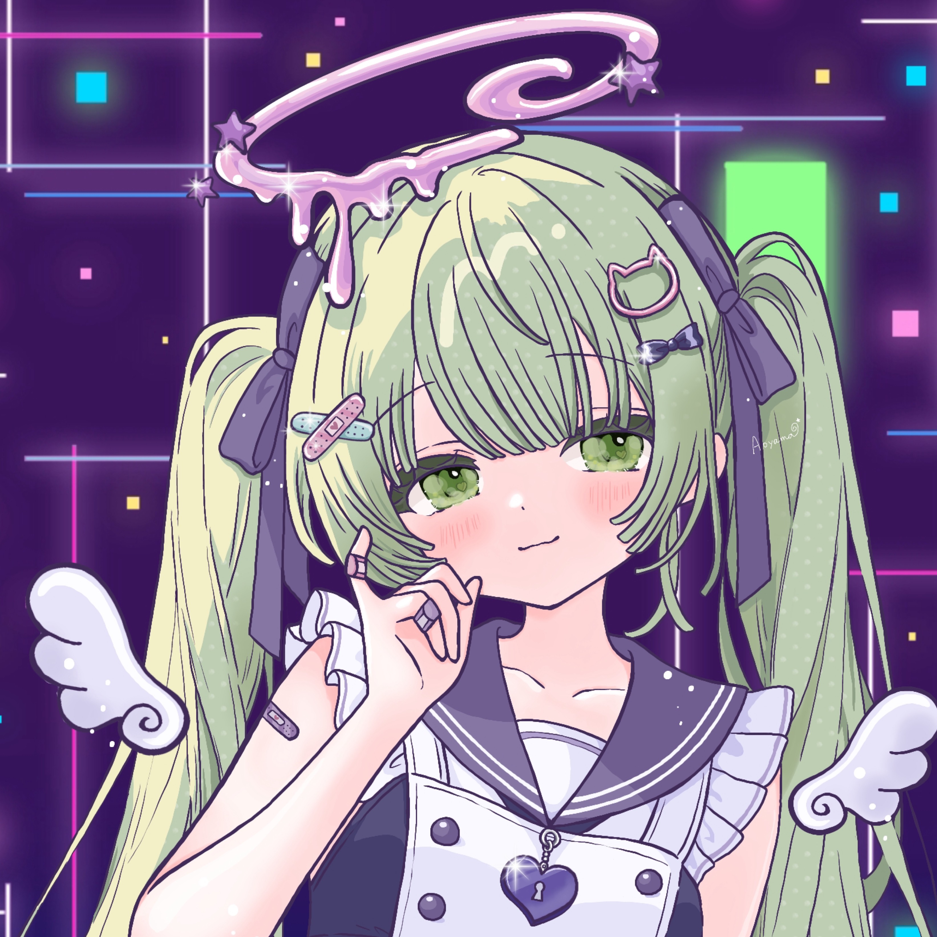 あおやま.