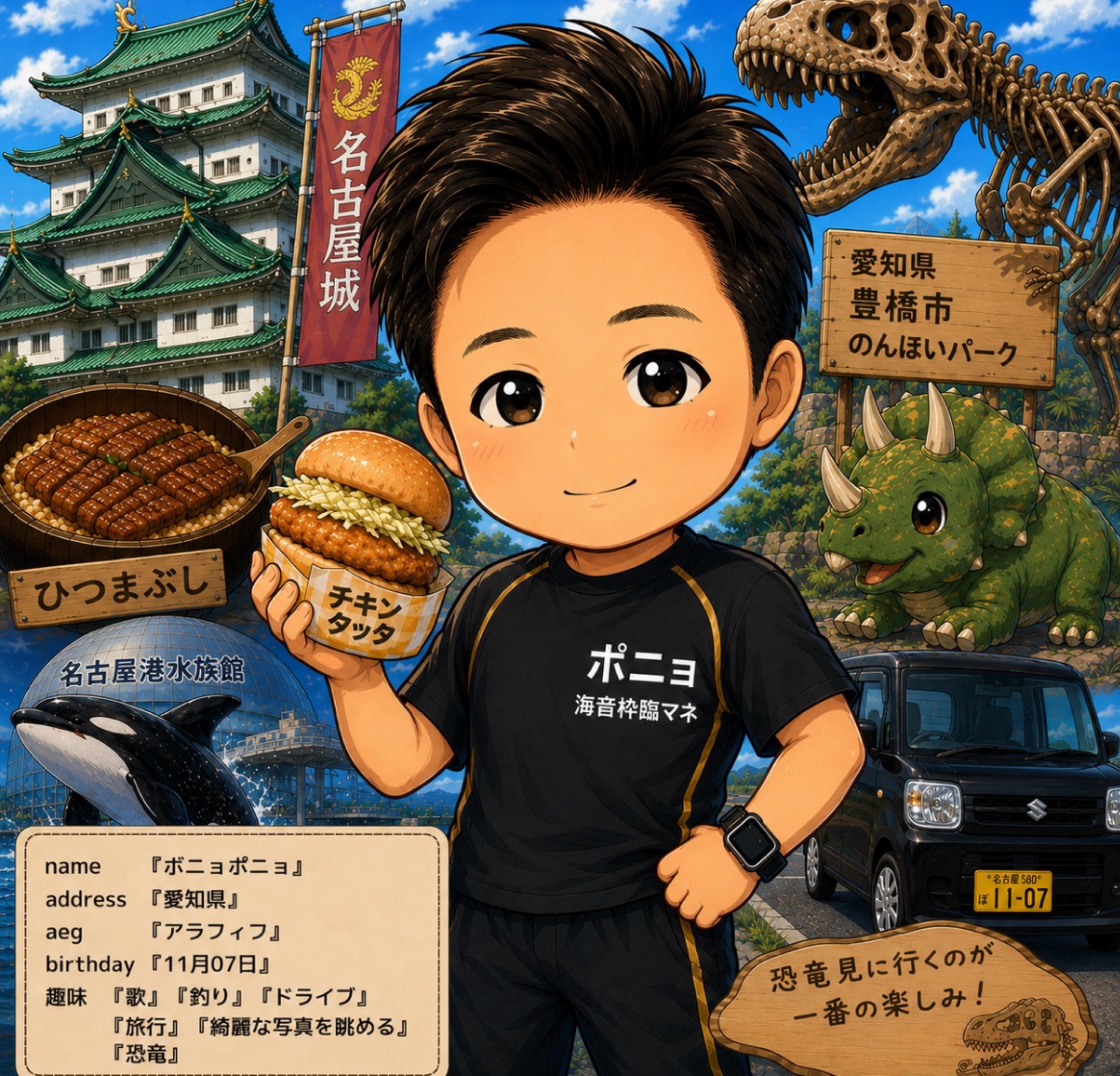 ポニョザウルス🦖🗽
