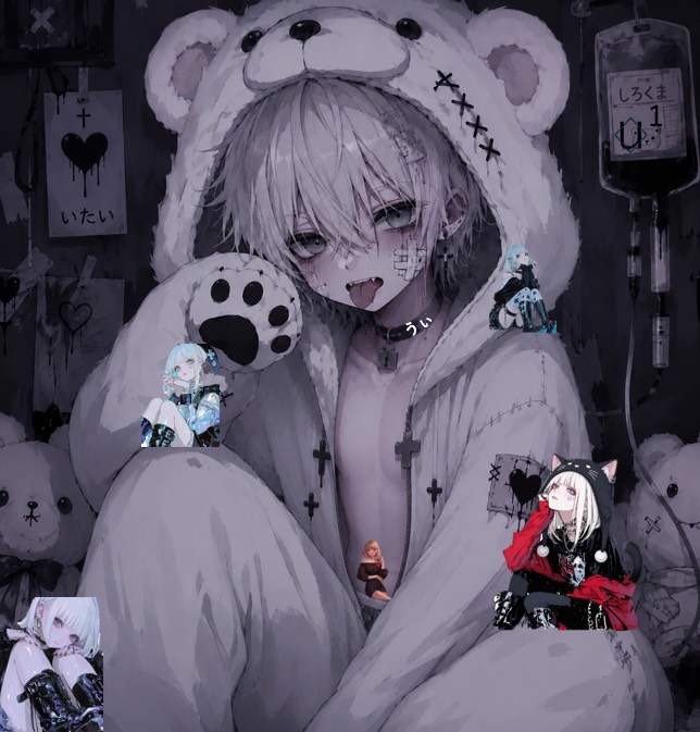 u⃟¹しろくま(ふぅ)