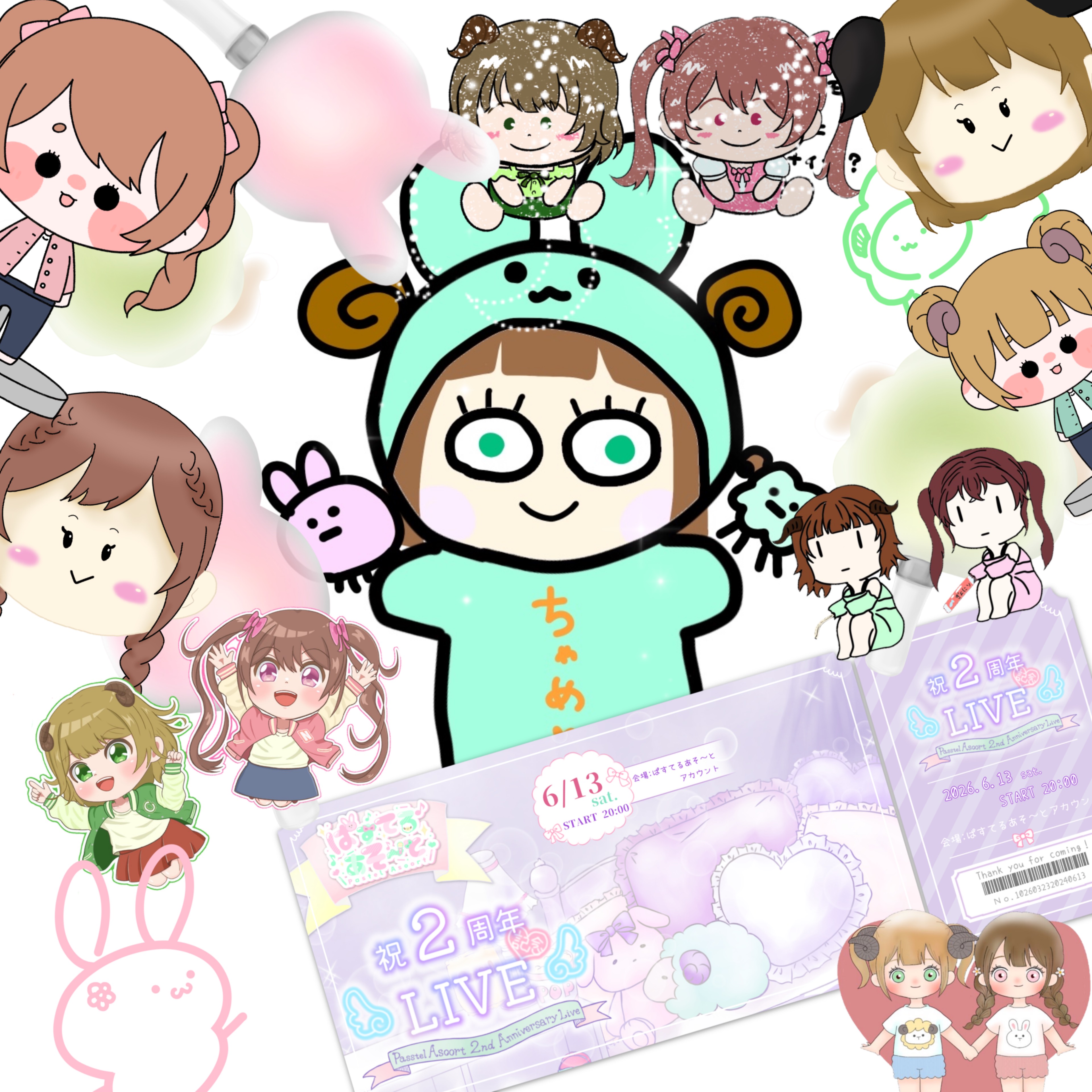 🐑🍂ちゃめ@6/13 ぱっそ2周年
