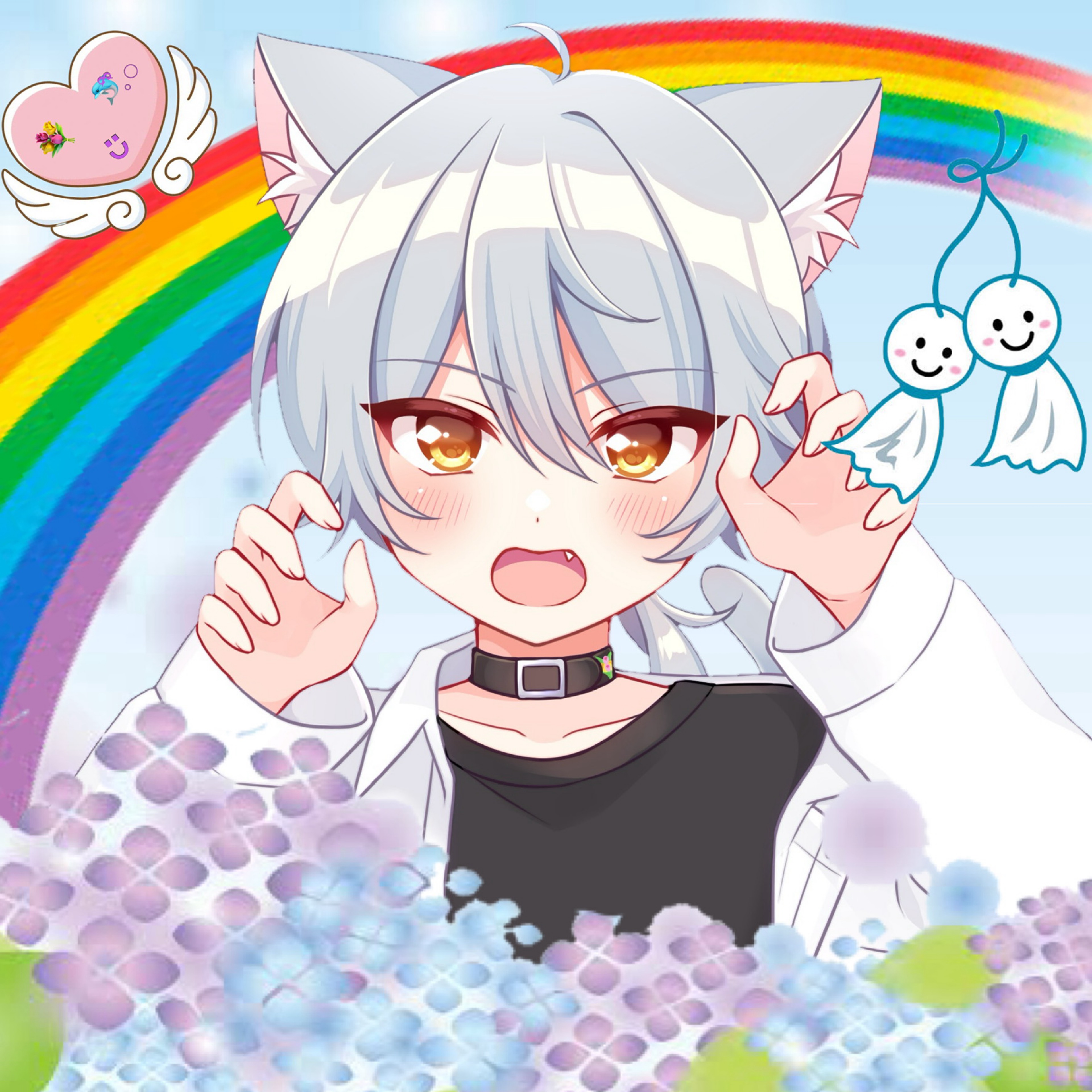 ねこれいに～☔️💐ᵕ̈