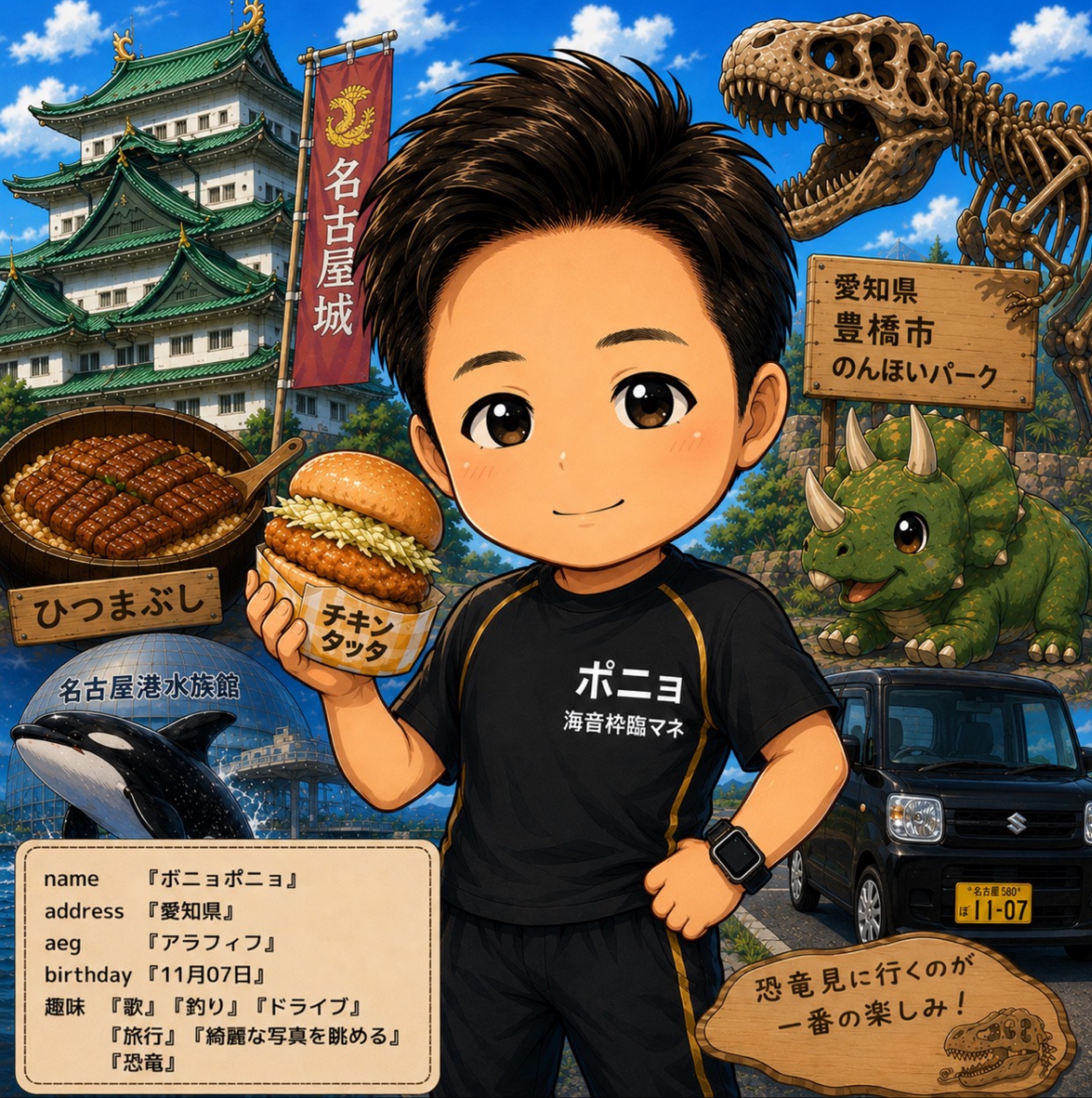 ポニョザウルス🦖🗽