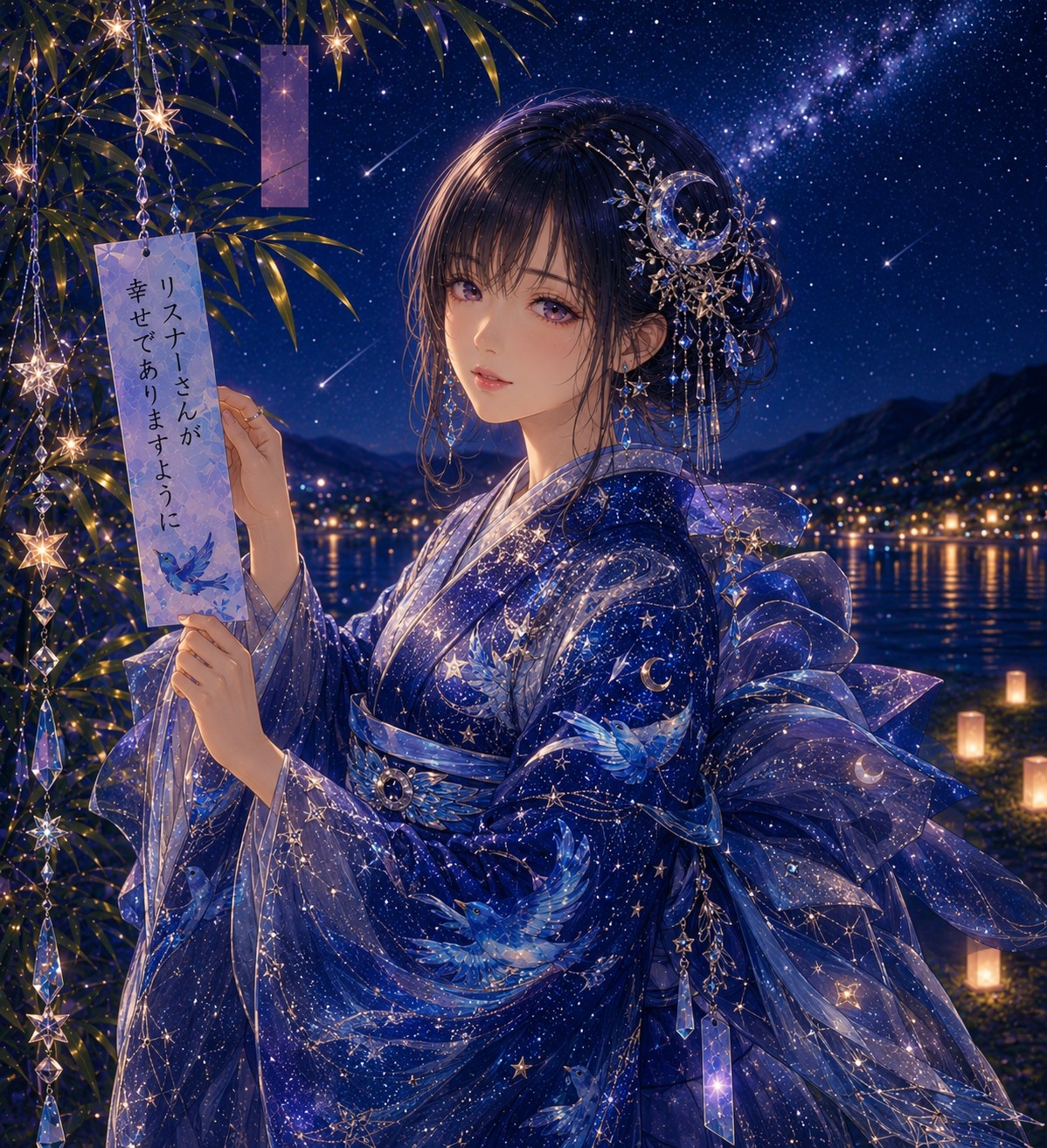 ᨒ⋆*ゅぅ🎋🌌🐦