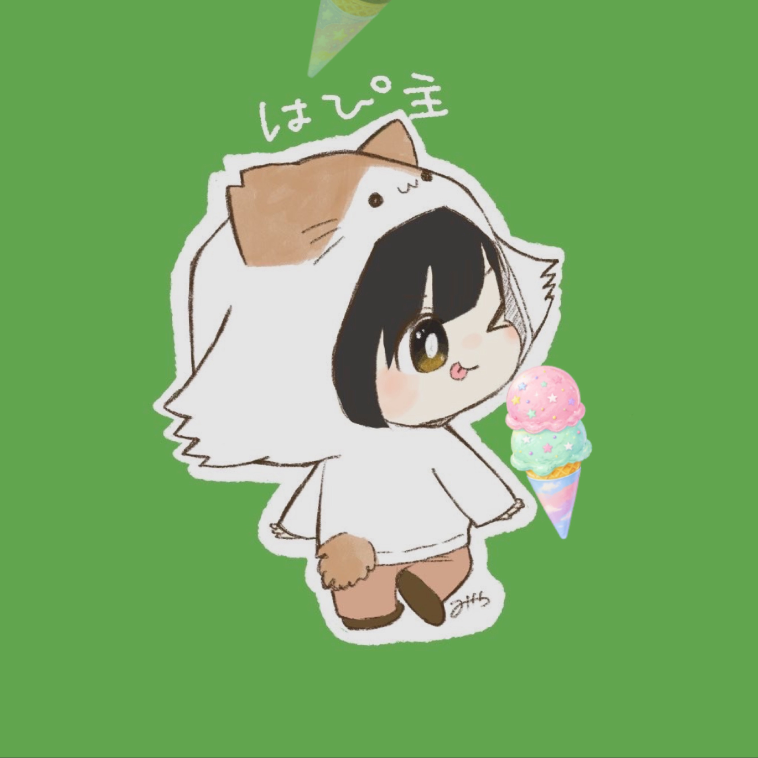 はぴ主ஐฅ猫と一緒𓃠⸝⸝꙳