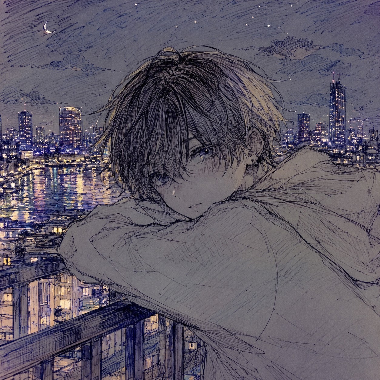 ꒷☽⋆͛夜椿𖦞₊