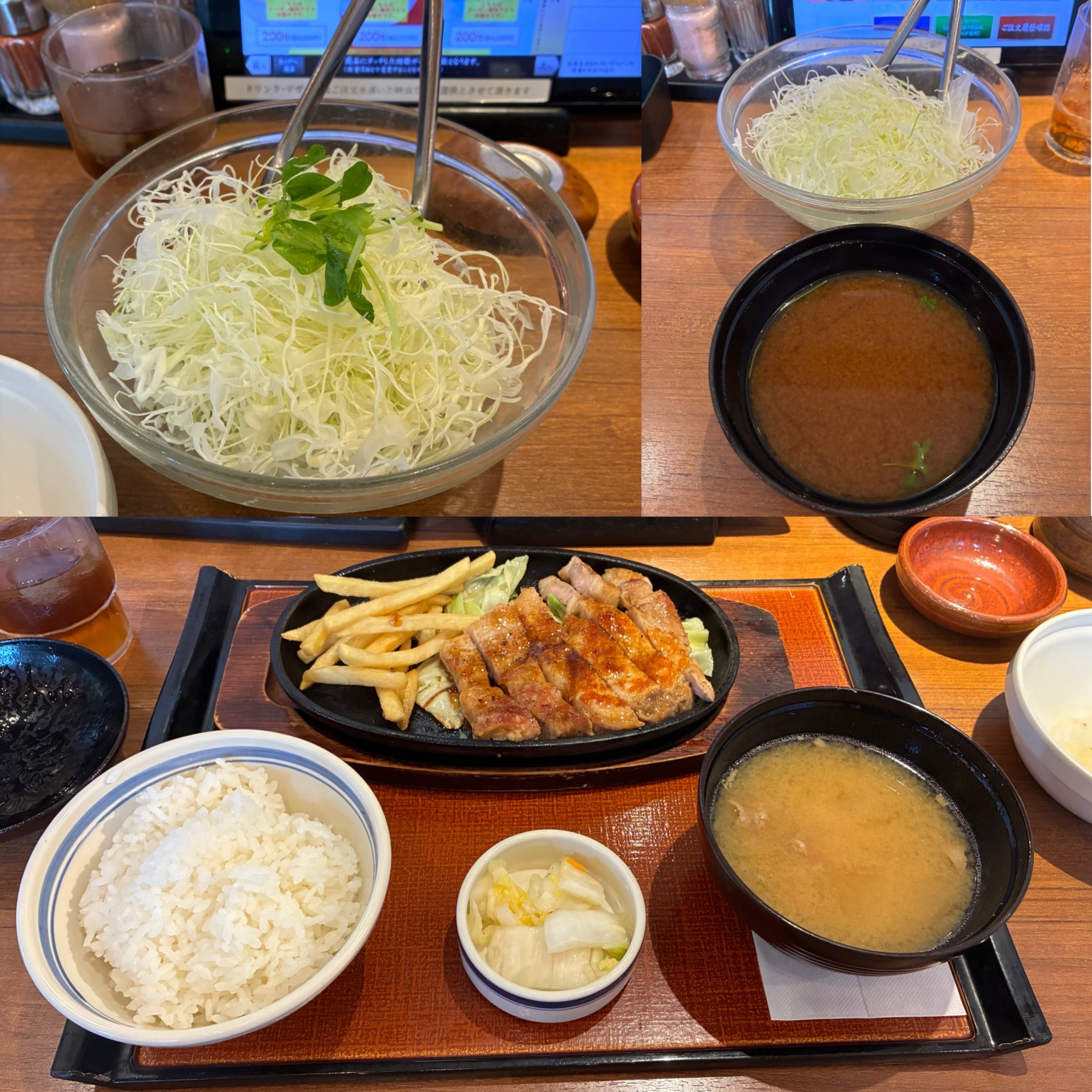 黄金豚のポクソテしゅう2。定食