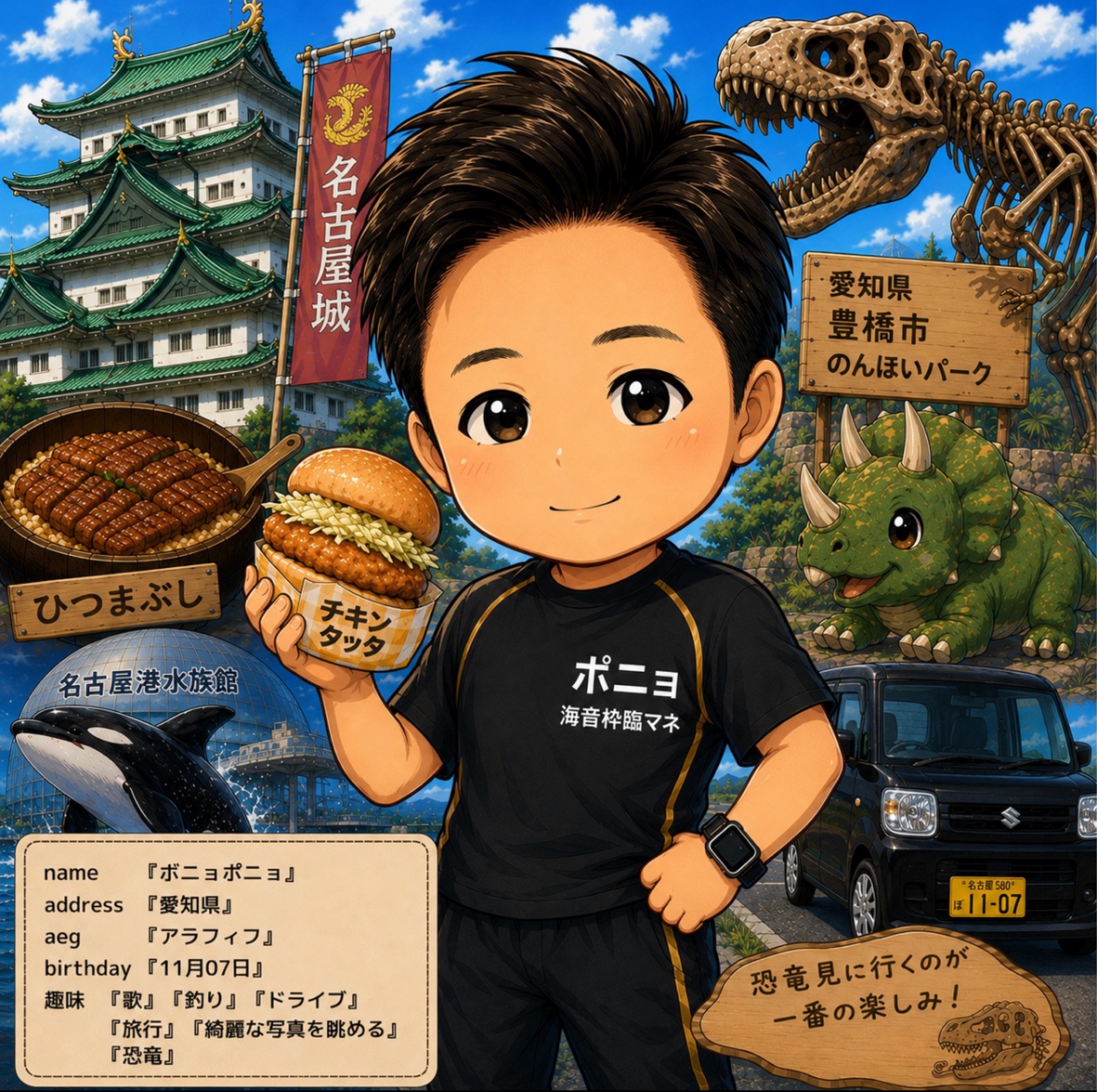 ポニョザウルス🦖🗽