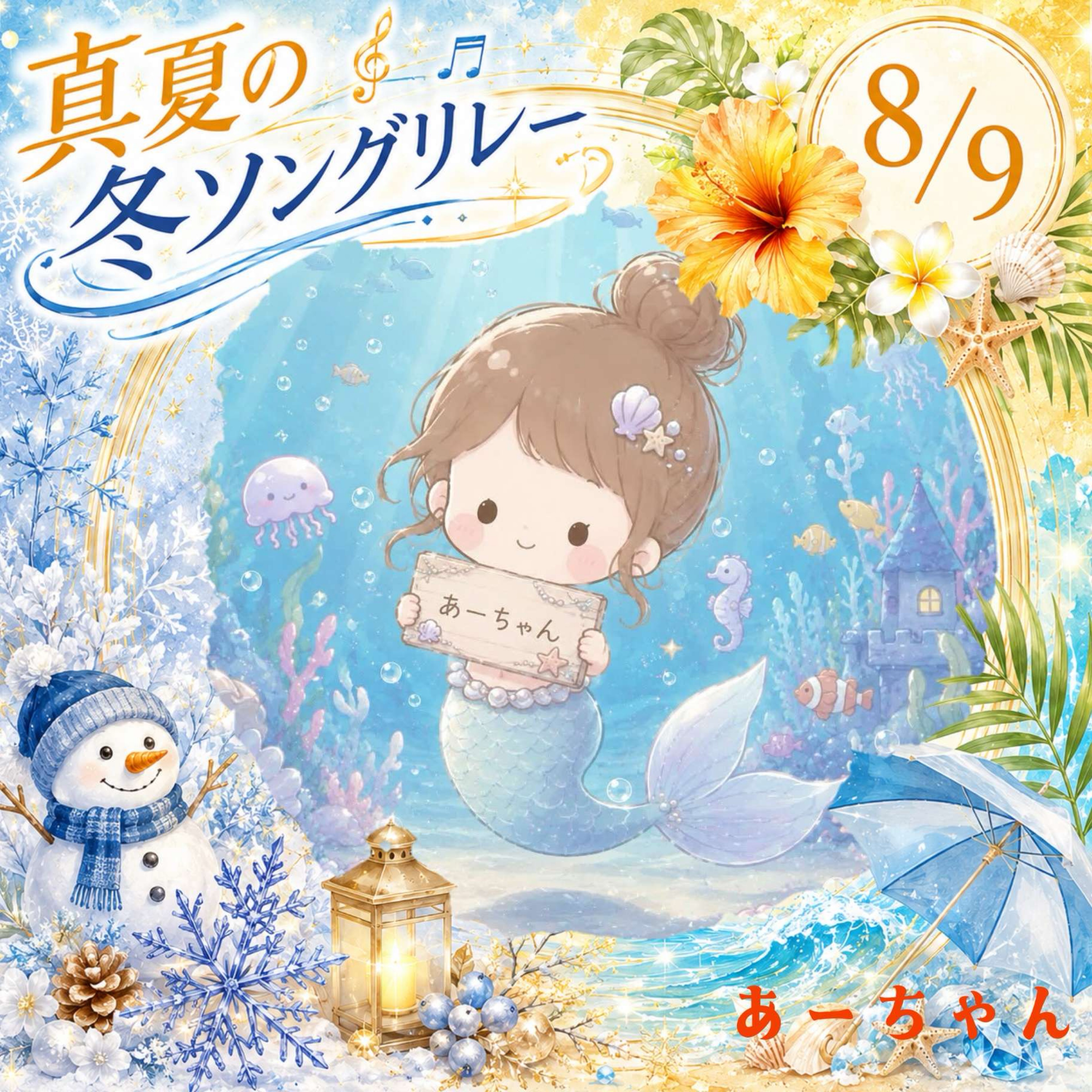 𝒜❂あーちゃん  9日17時～リレー