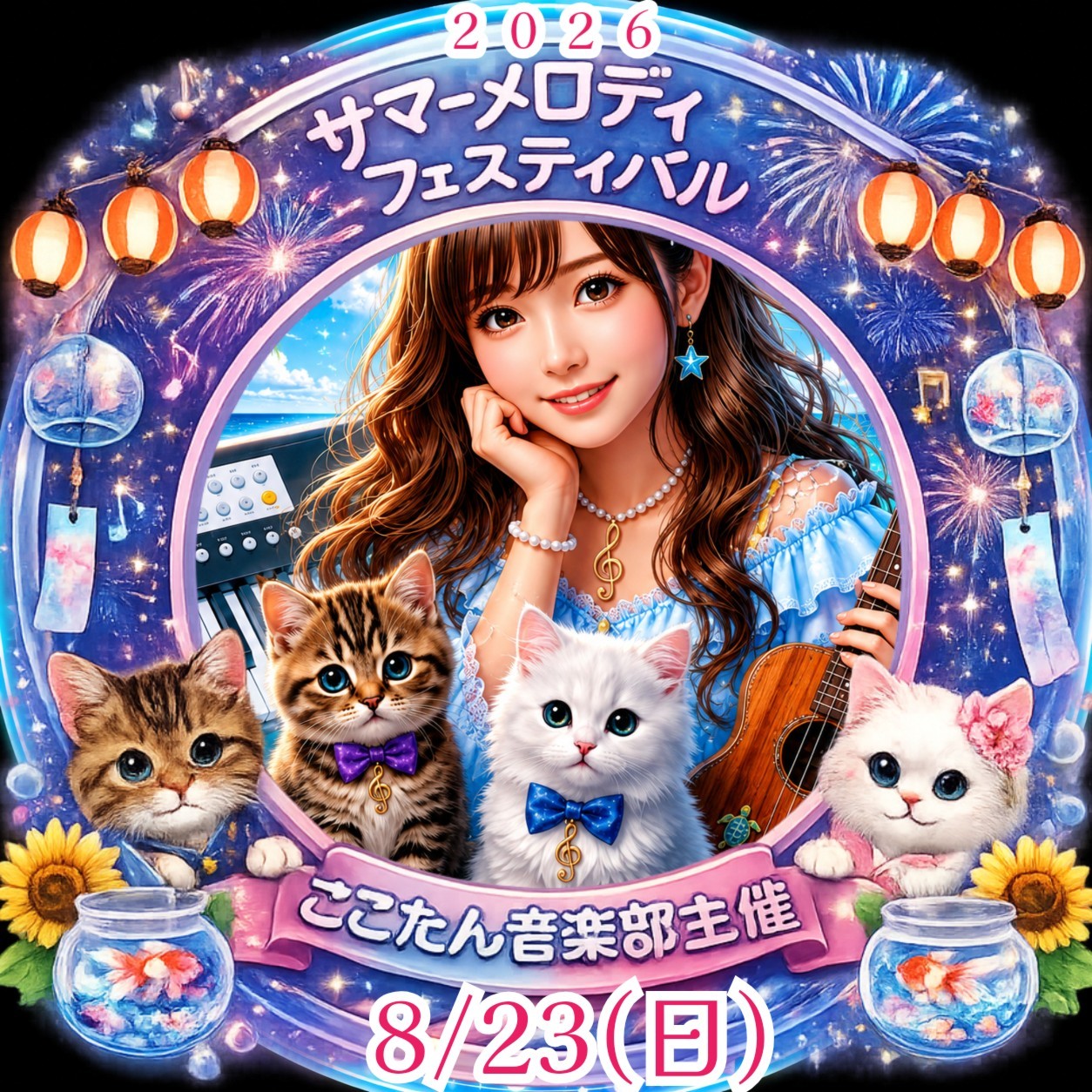 ⚝⋆𓏲𓎨 ฅ白海心音ꕥここたん
